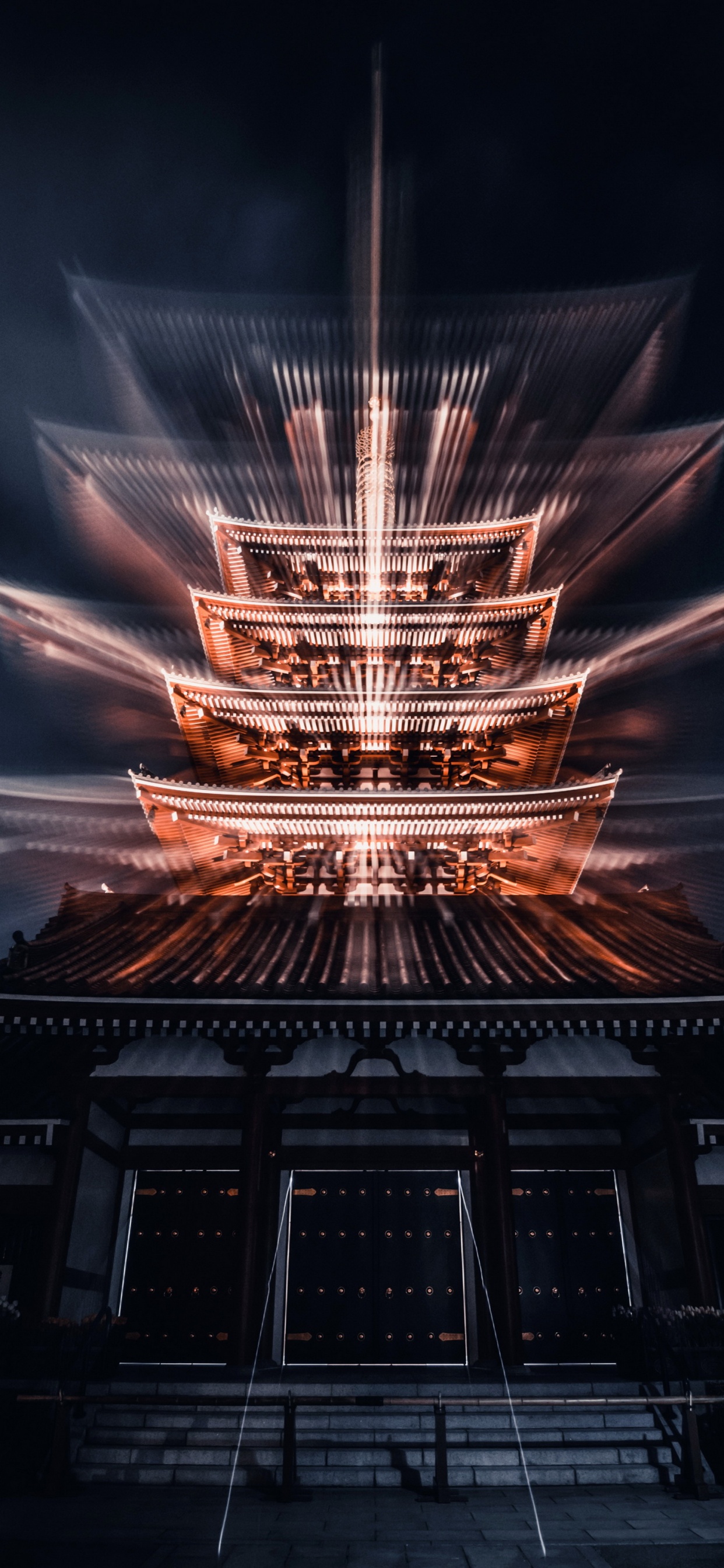 Обои ворота Хзмон, soundcloud, Apple Музыка, ютуб, здание в разрешении 1242x2688