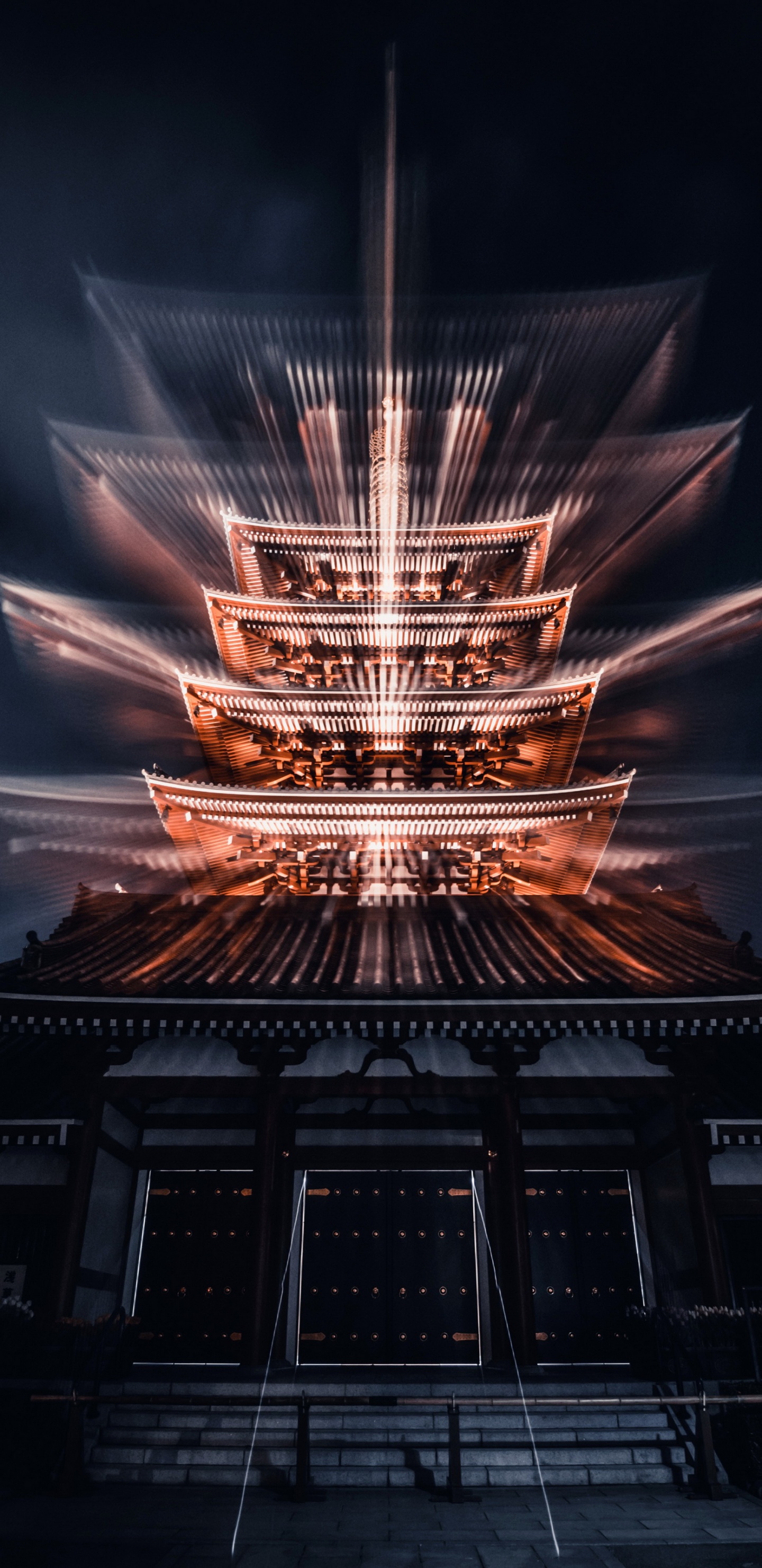 Обои ворота Хзмон, soundcloud, Apple Музыка, ютуб, здание в разрешении 1440x2960