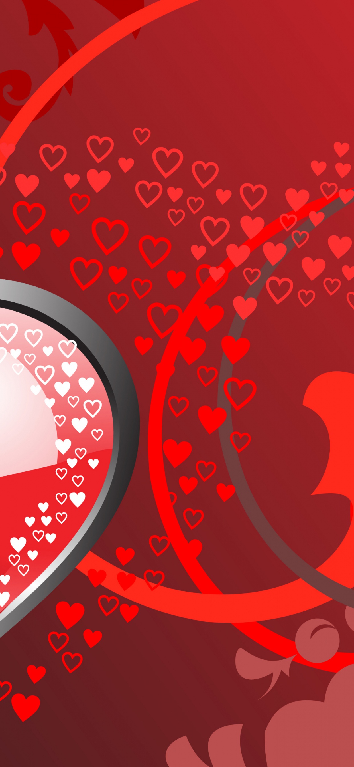 Обои новый я люблю тебя, орган, красный цвет, материальное свойство, узор в разрешении 1242x2688