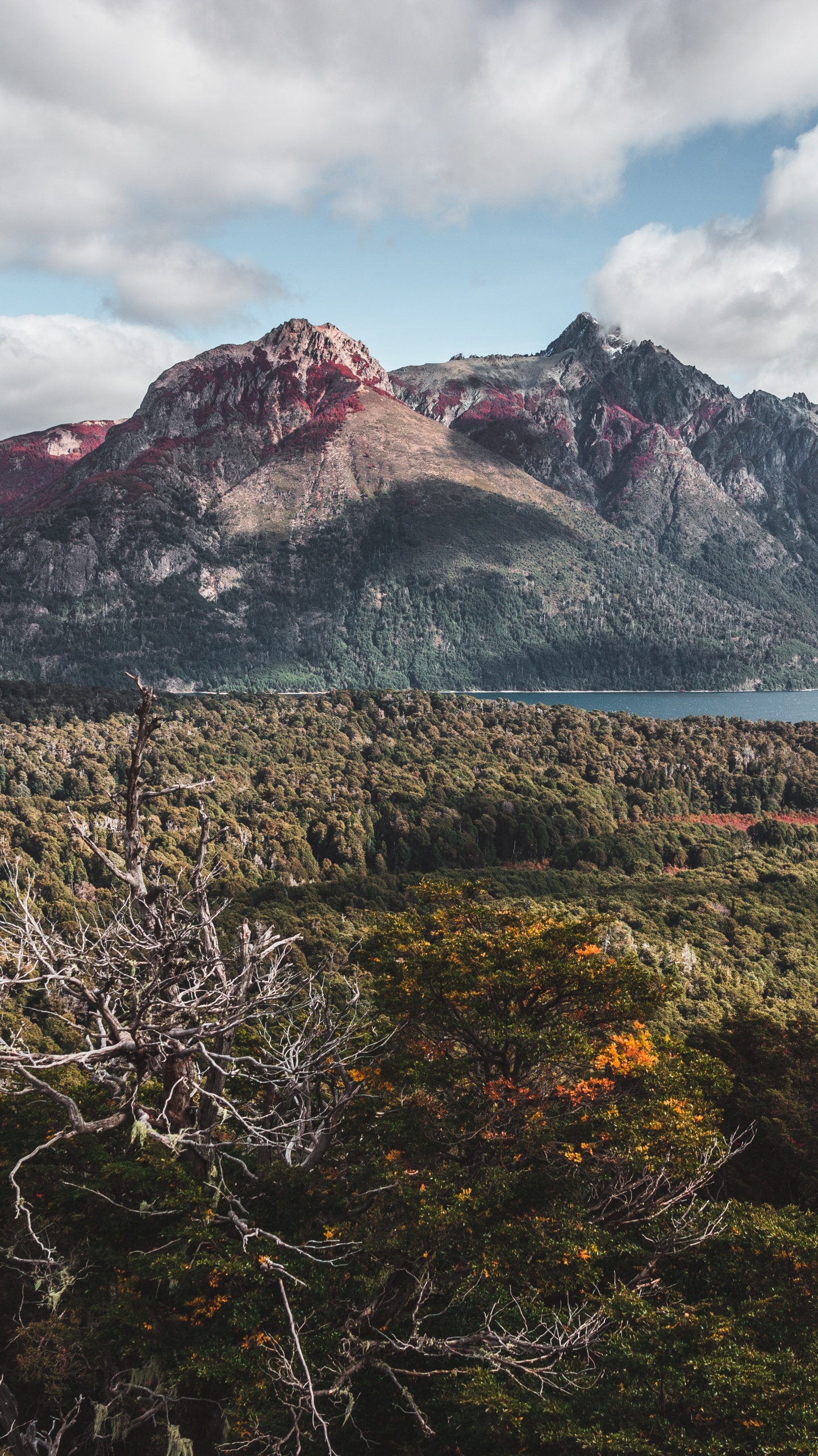 Обои горный рельеф, гора, нагорье, природа, дикая местность в разрешении 1440x2560