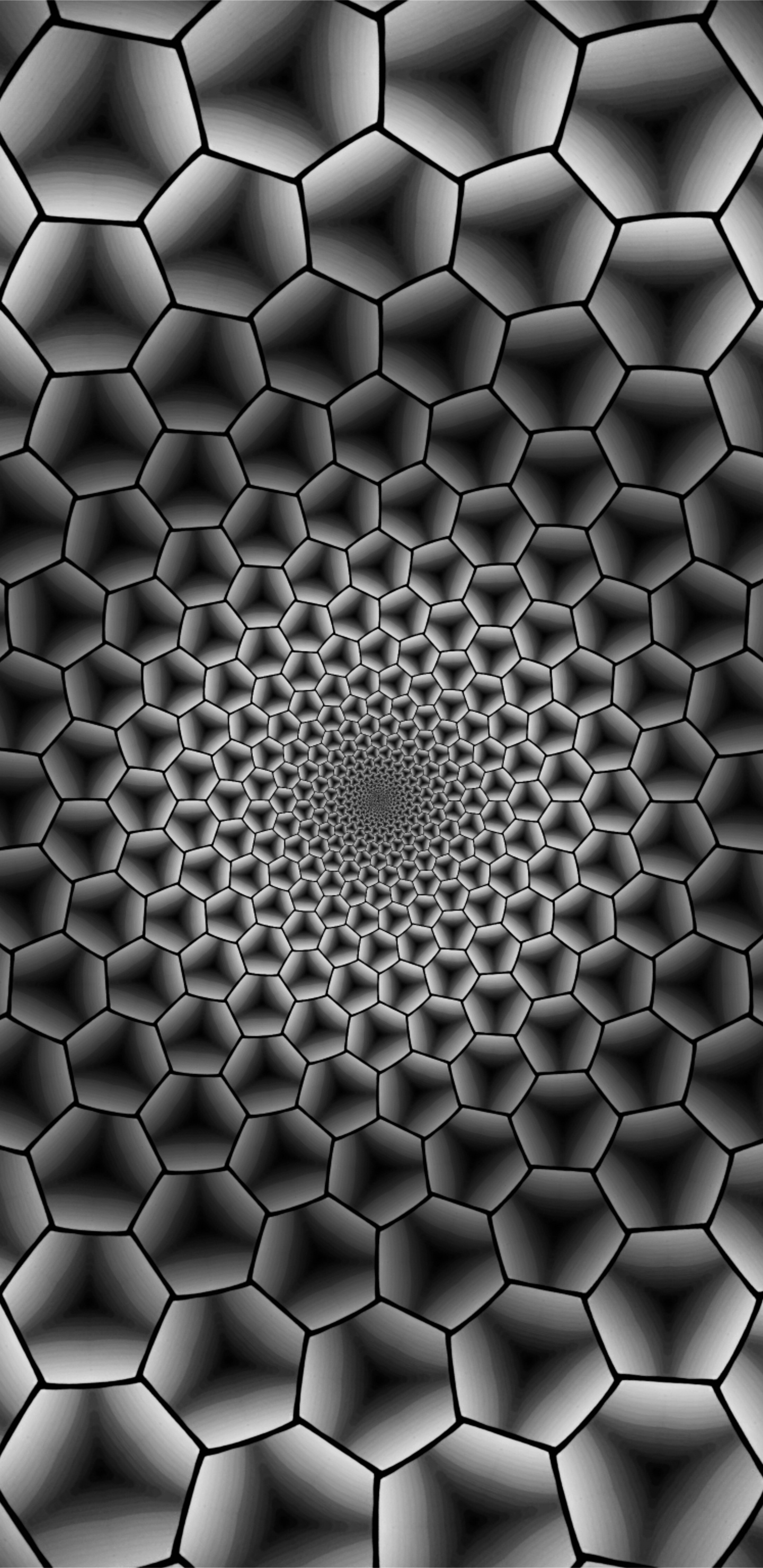 Обои узор, металл, дизайн, сталь, монохромный в разрешении 1440x2960