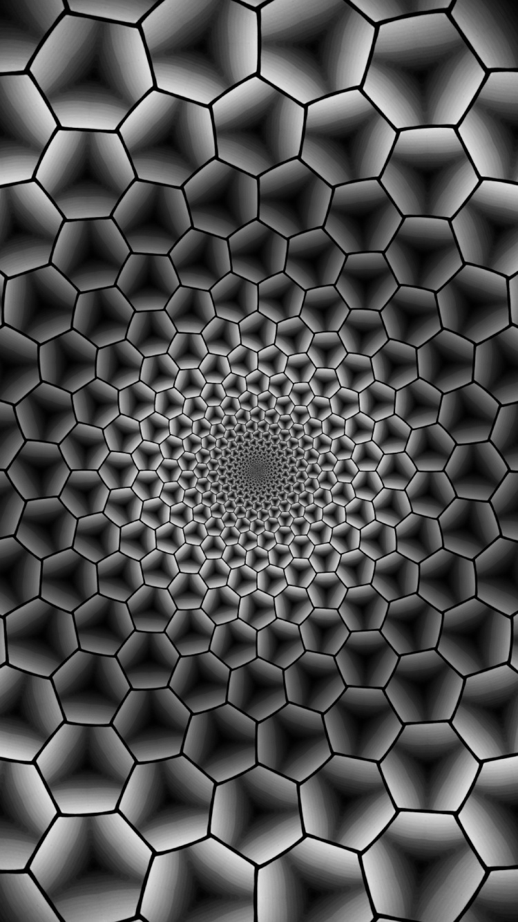 Обои узор, металл, дизайн, сталь, монохромный в разрешении 750x1334
