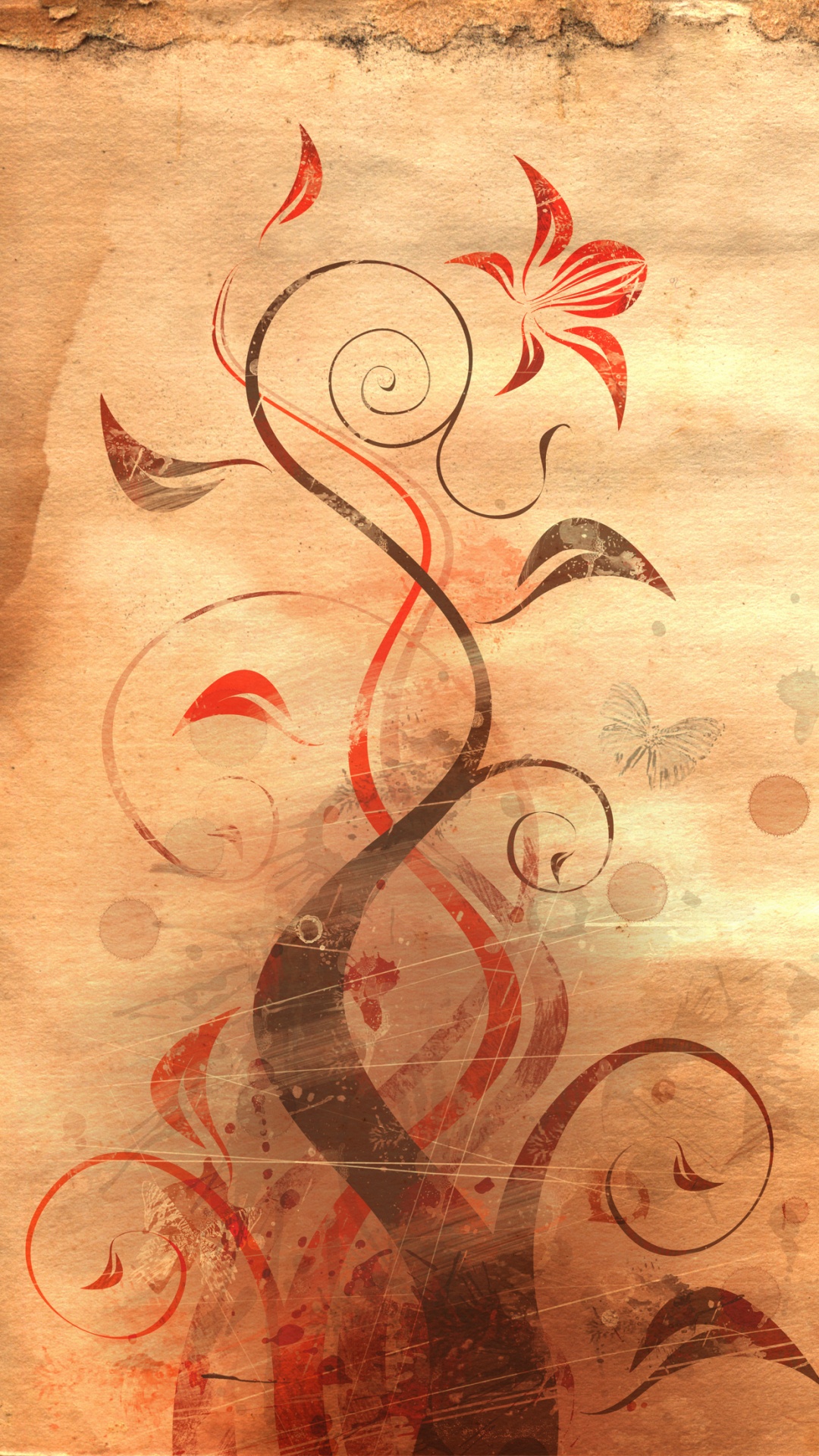 Обои иллюстрация, живопись, визуальное искусство, арт, рисование в разрешении 1080x1920