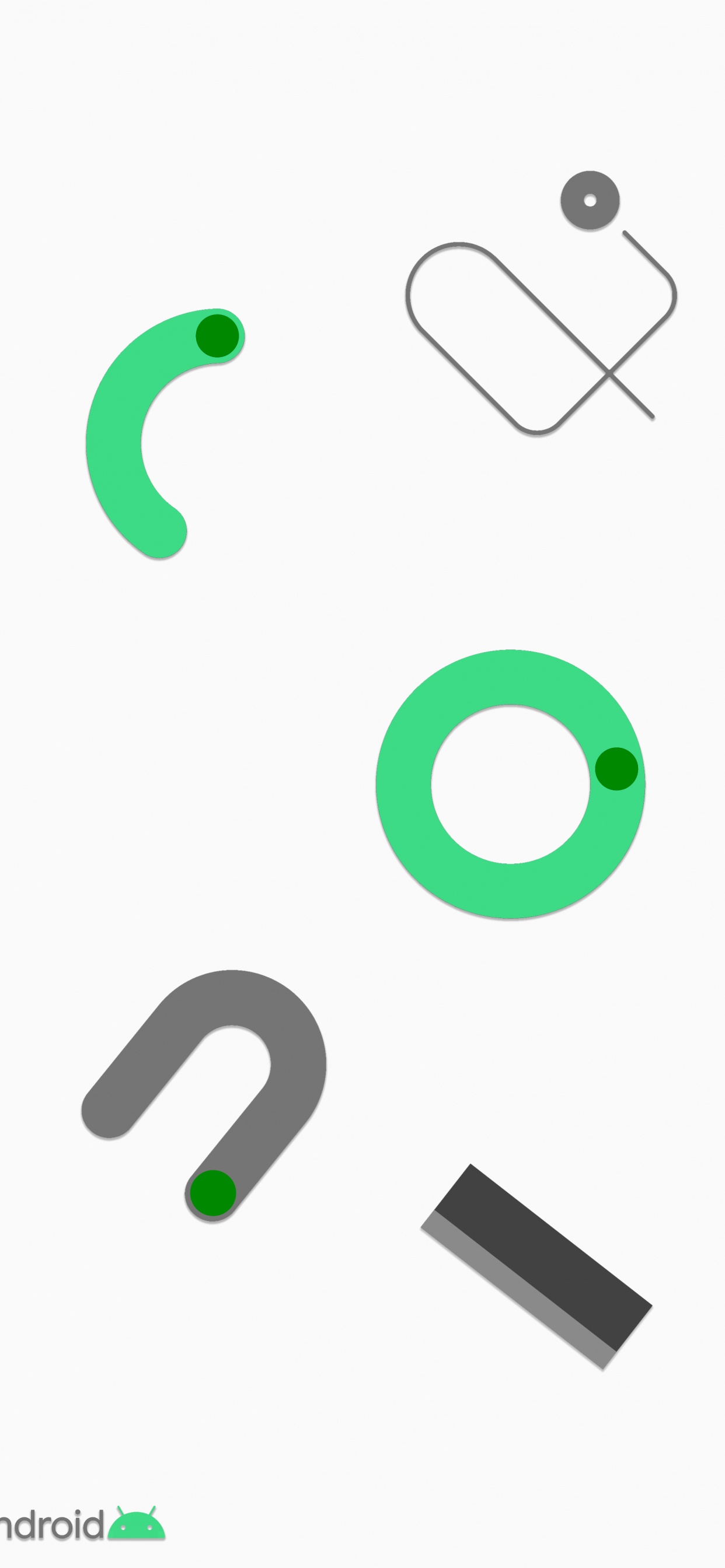 Обои Google, Google Pixel 4, пиксель 4a, пиксель, андроид 10 в разрешении 1242x2688