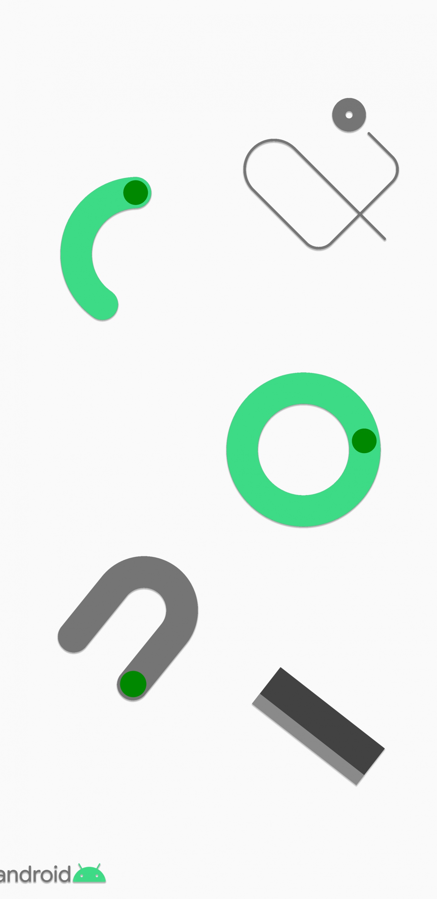 Обои Google, Google Pixel 4, пиксель 4a, пиксель, андроид 10 в разрешении 1440x2960