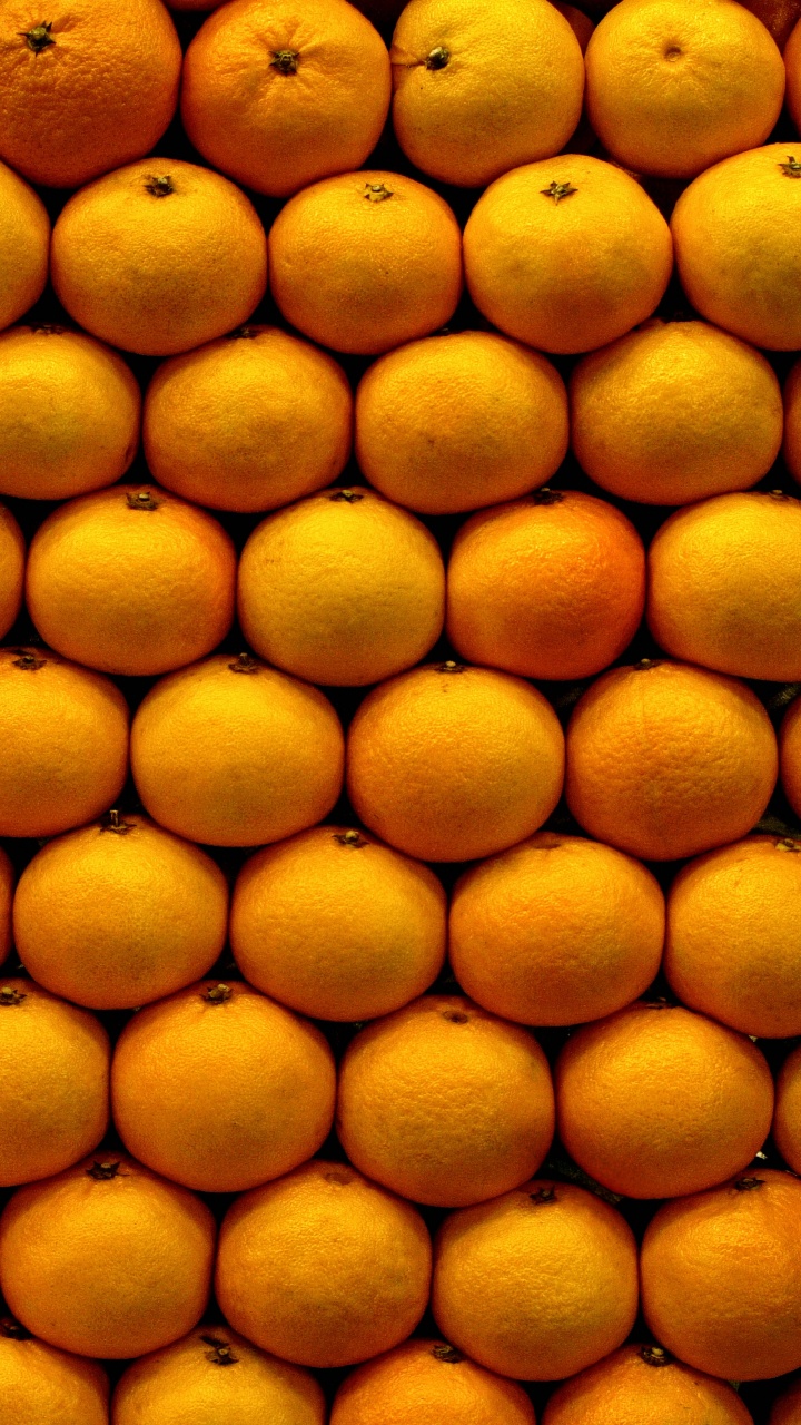 Обои мандарин, фрукты, природные продукты, Апельсин, пища в разрешении 720x1280