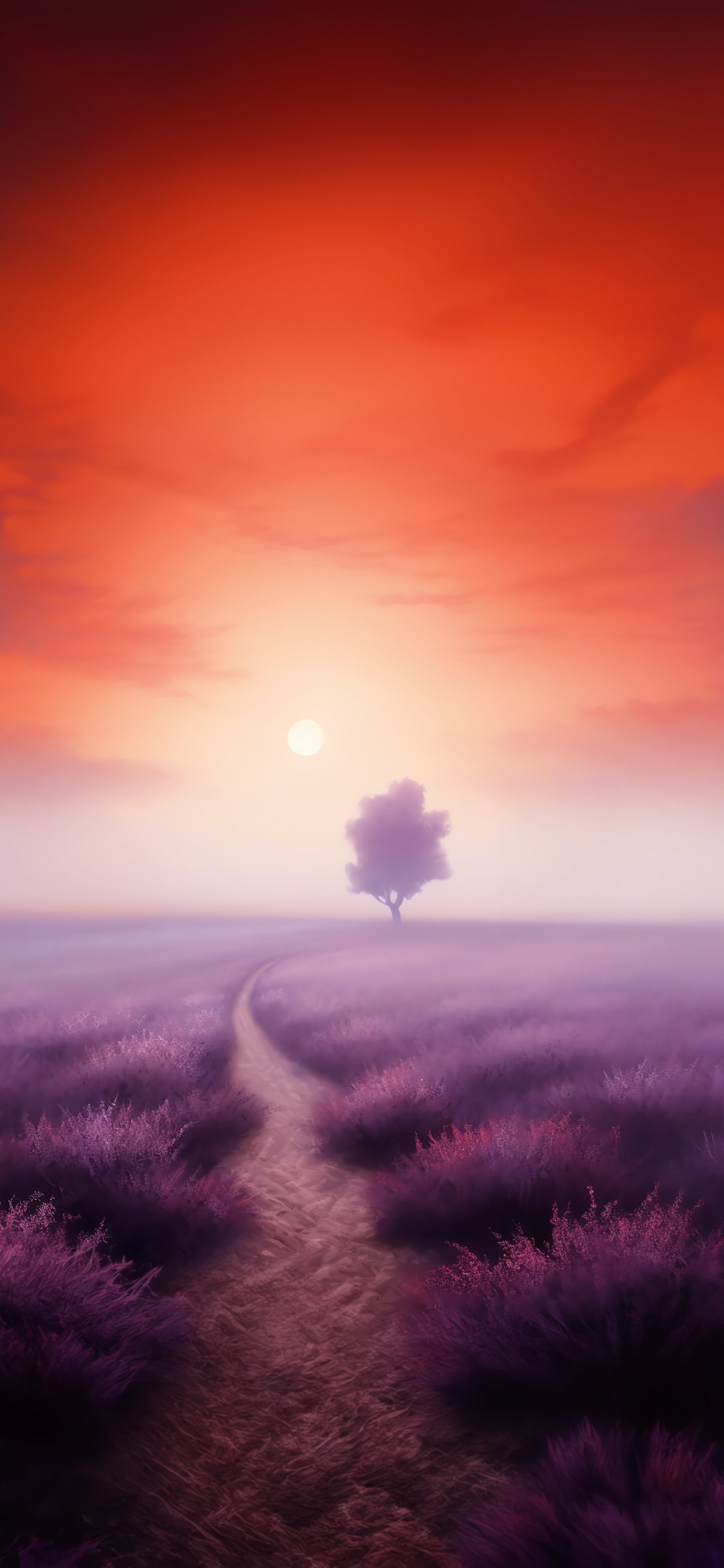 Обои облако, атмосфера, экорегион, растение, природный ландшафт в разрешении 1242x2688