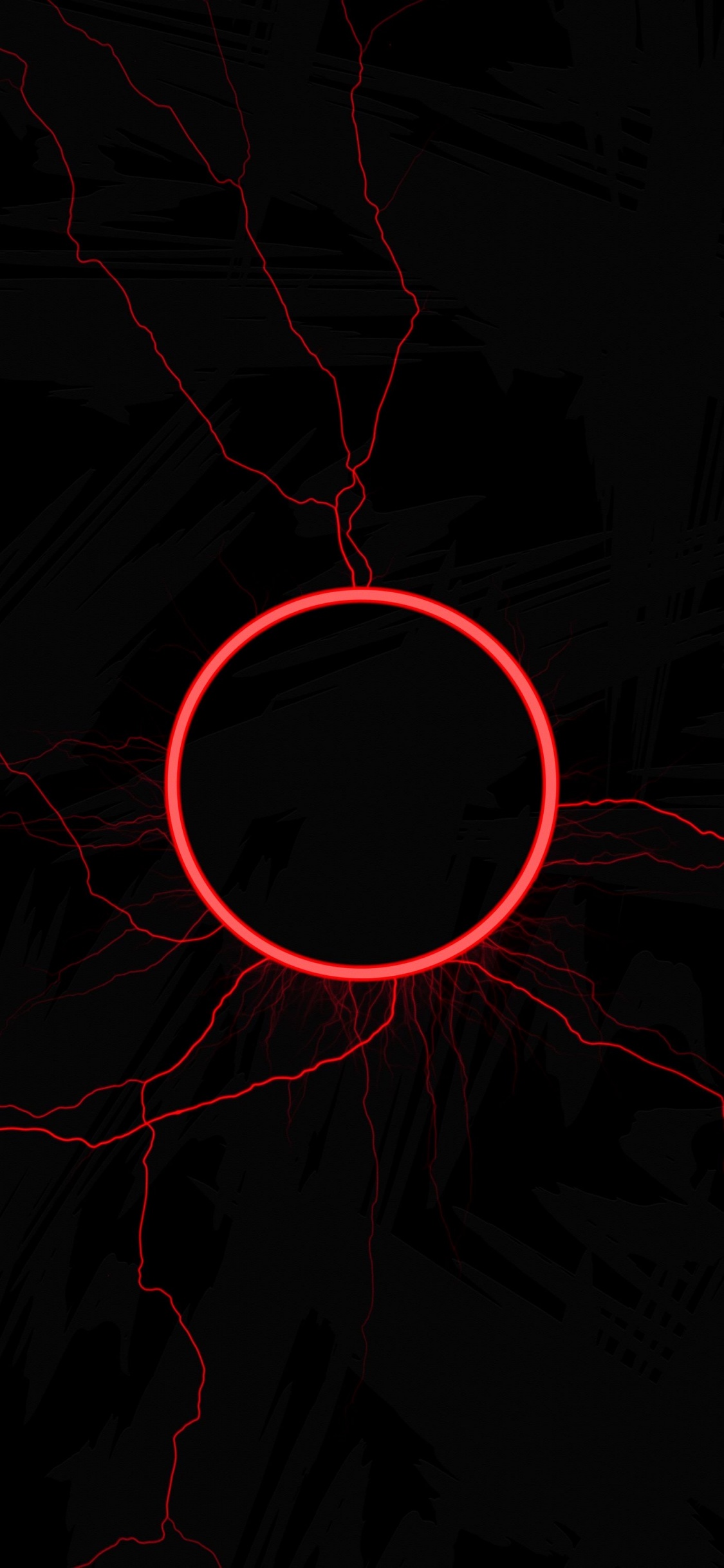 Обои свет, газ, электрик, пурпурный цвет, арт в разрешении 1125x2436