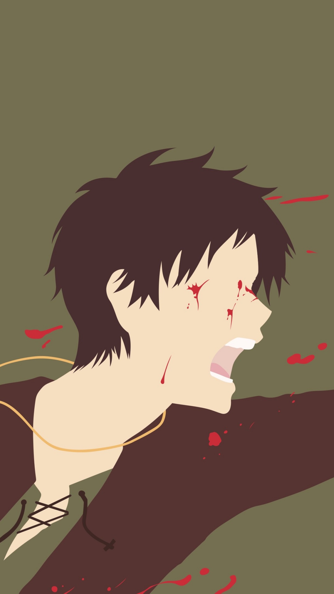 Обои эрен йегер, Микаса Акерман, нападение на титан, Леви, аниме в разрешении 1080x1920