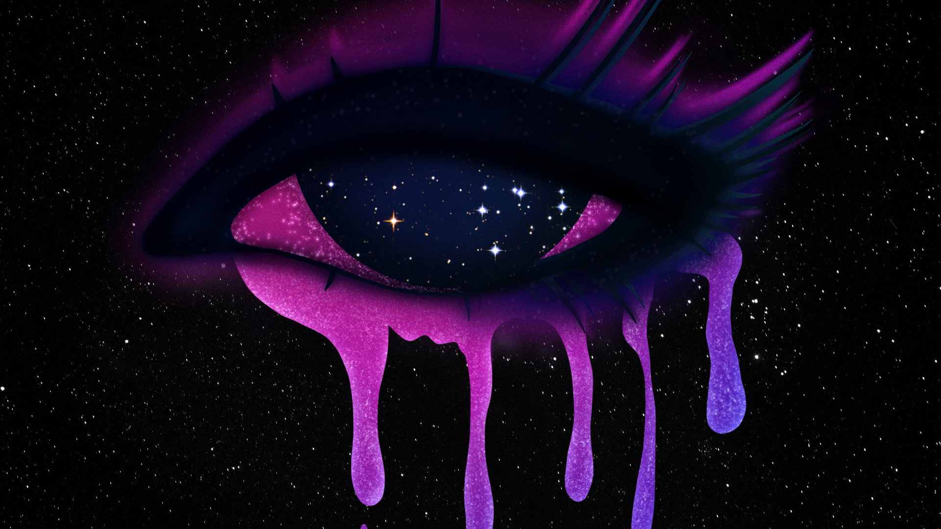 Обои темнота, вода, жидкий, пурпур, жидкость в разрешении 1920x1080