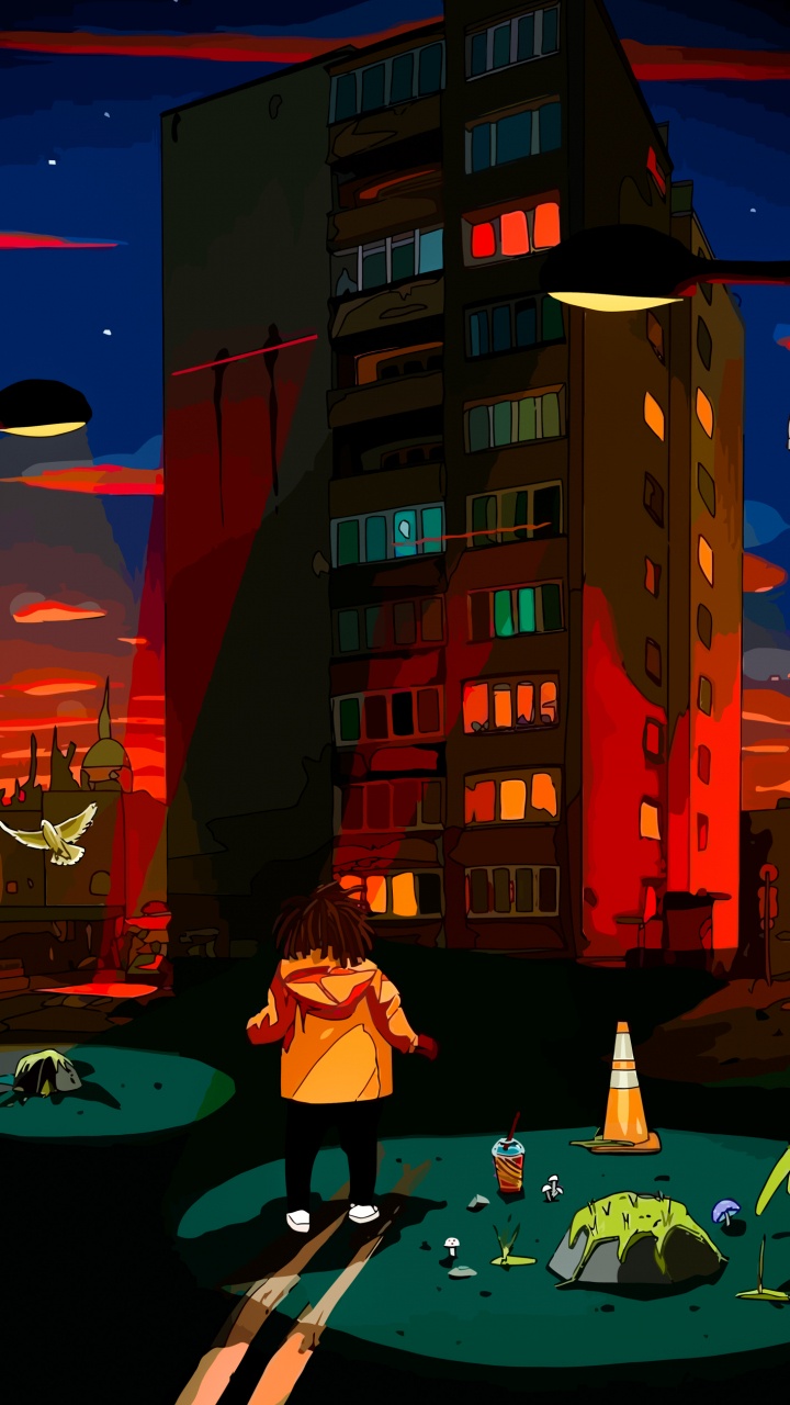 Обои ночь, кеды, башмак, футболка, Баскетбольные кроссовки в разрешении 720x1280