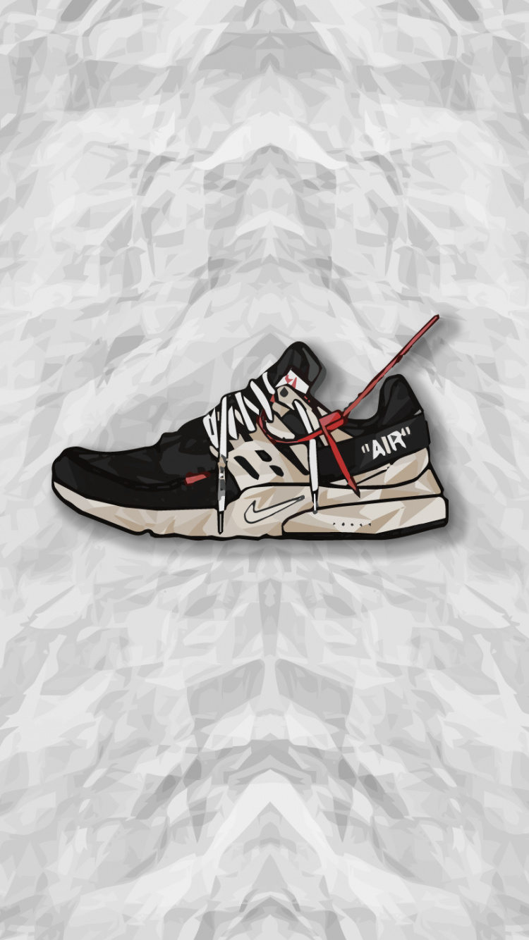 Обои nike, текстура бумаги, бумага, графика, векторная графика в разрешении 750x1334