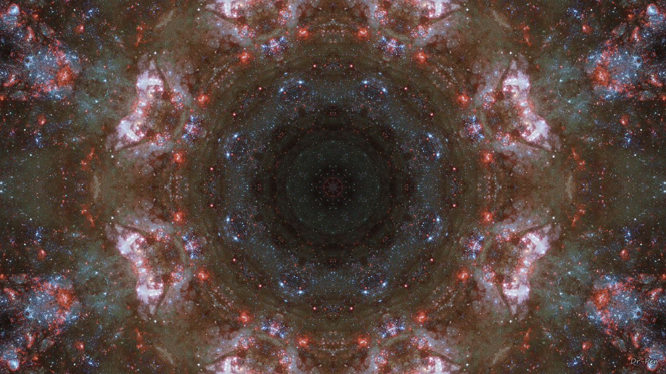 Обои небо, медитация, узор, коричневый цвет, небесное явление в разрешении 1366x768