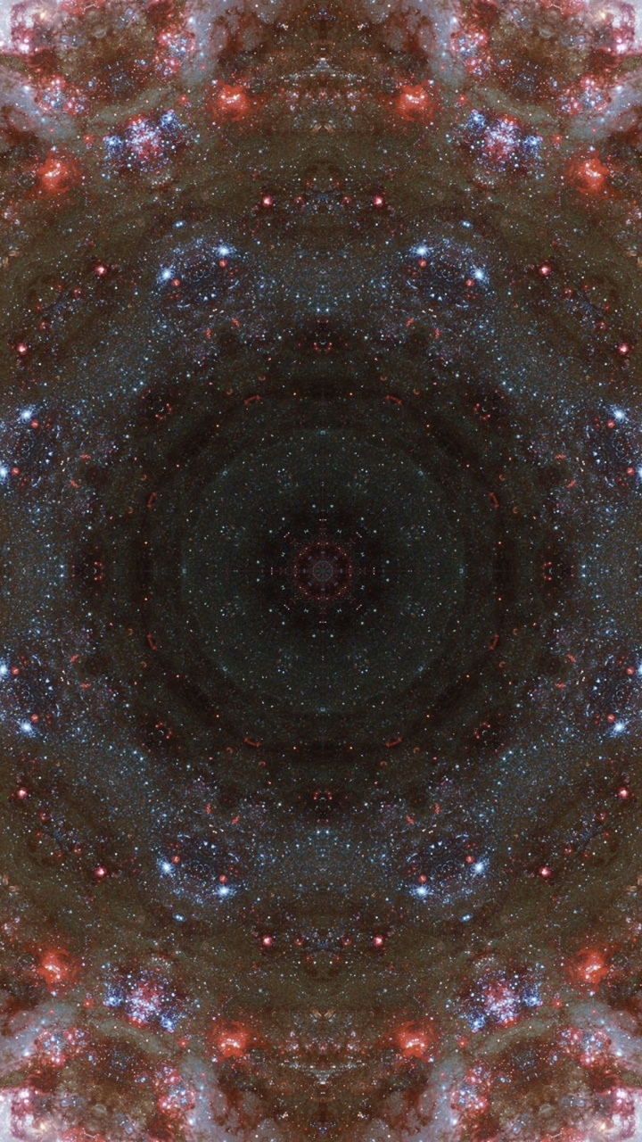 Обои небо, медитация, узор, коричневый цвет, небесное явление в разрешении 720x1280