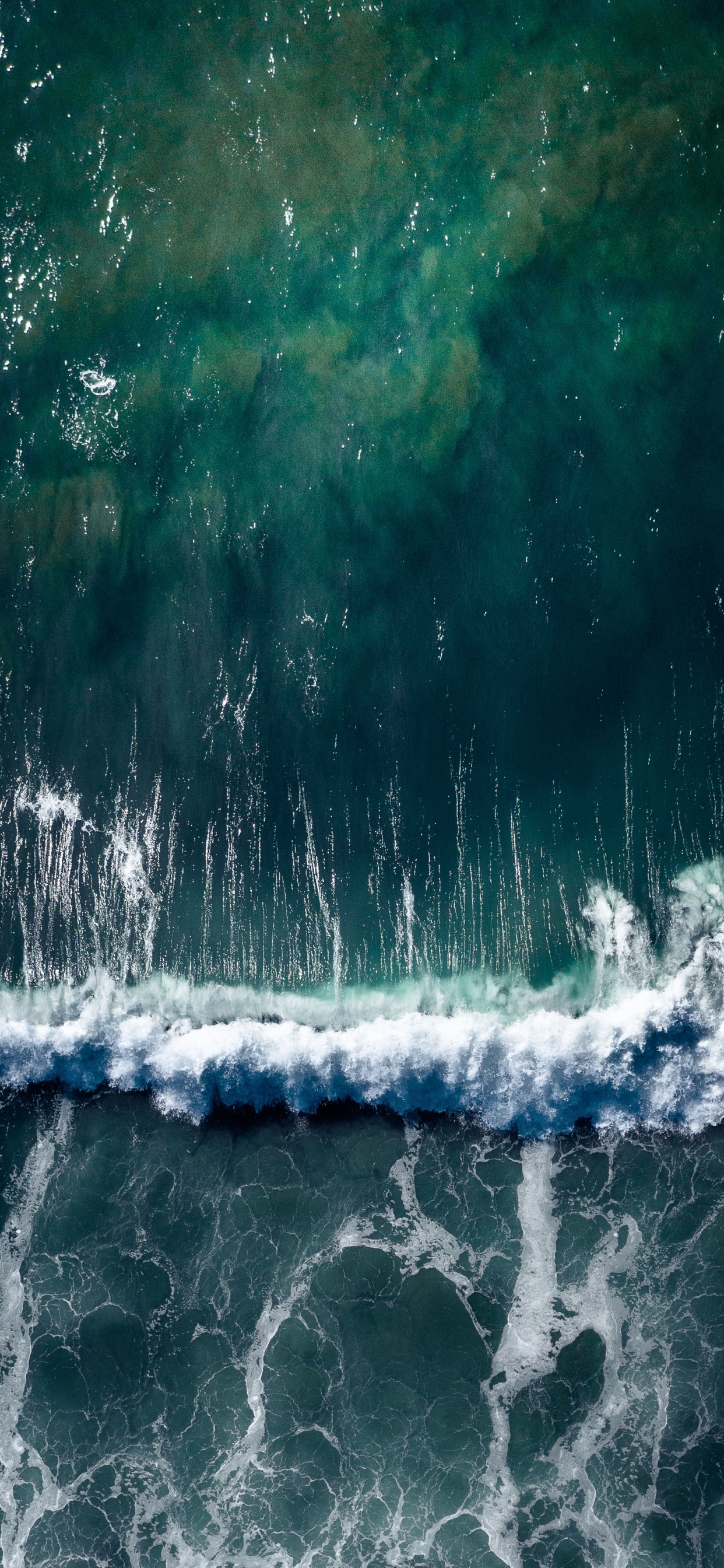 Обои море, вода, волна, синий, природа в разрешении 1242x2688