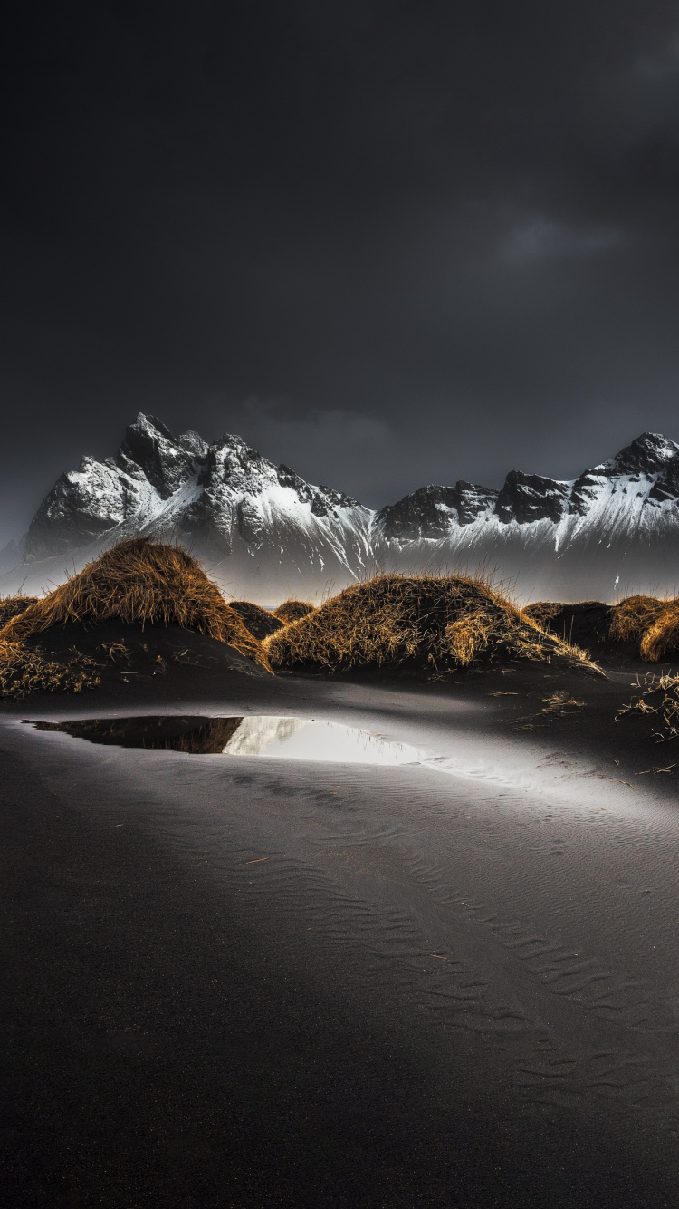 Обои природа, атмосфера, гора, облако, природный ландшафт в разрешении 750x1334