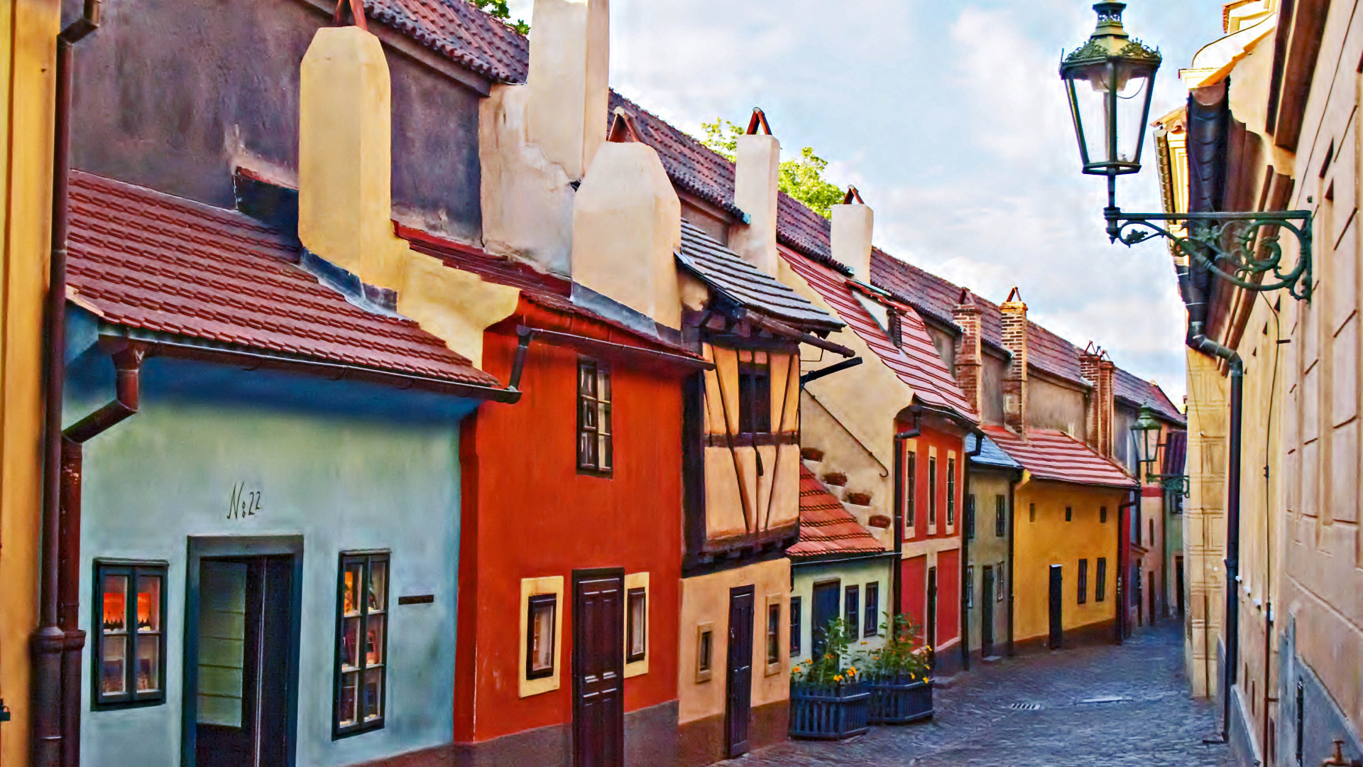 Обои Золотая улочка, Пражский град, Собор Святого Вита, городок, соседство в разрешении 1920x1080