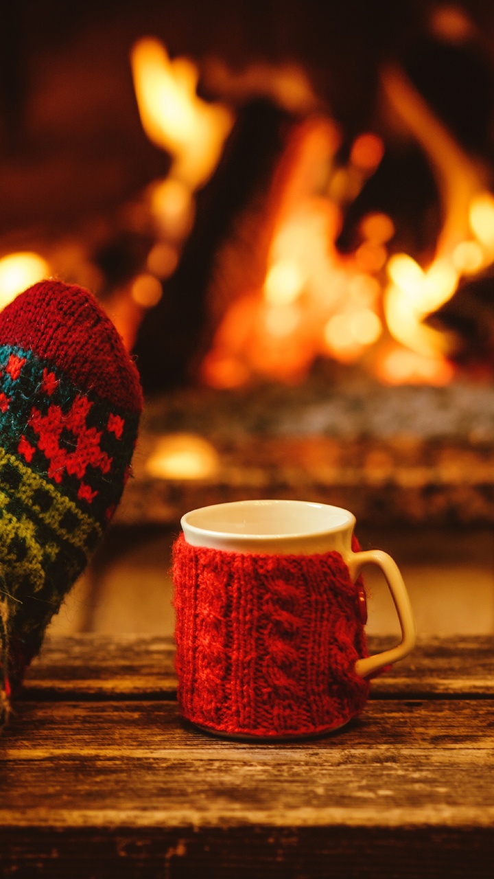 Обои рождественские носки, Рождественский день, носок, праздник, Апельсин в разрешении 720x1280