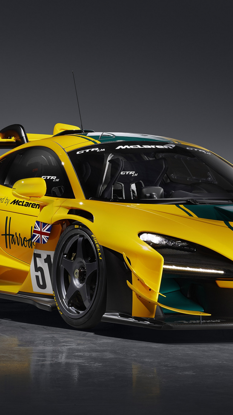 Обои Макларен Сенна гтп, McLaren F1 GTR, 1995 24 часа ле-мана, mclaren senna, mclaren automotive в разрешении 750x1334