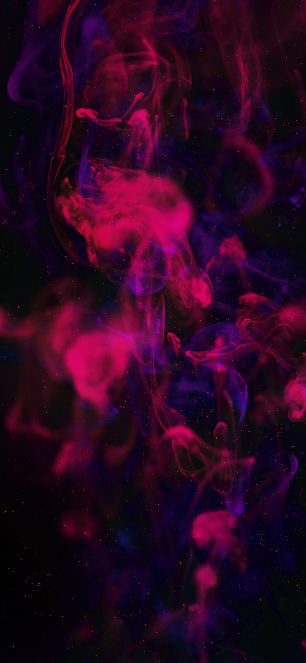 Обои свет, наука, физика, жидкий, пурпур в разрешении 1242x2688