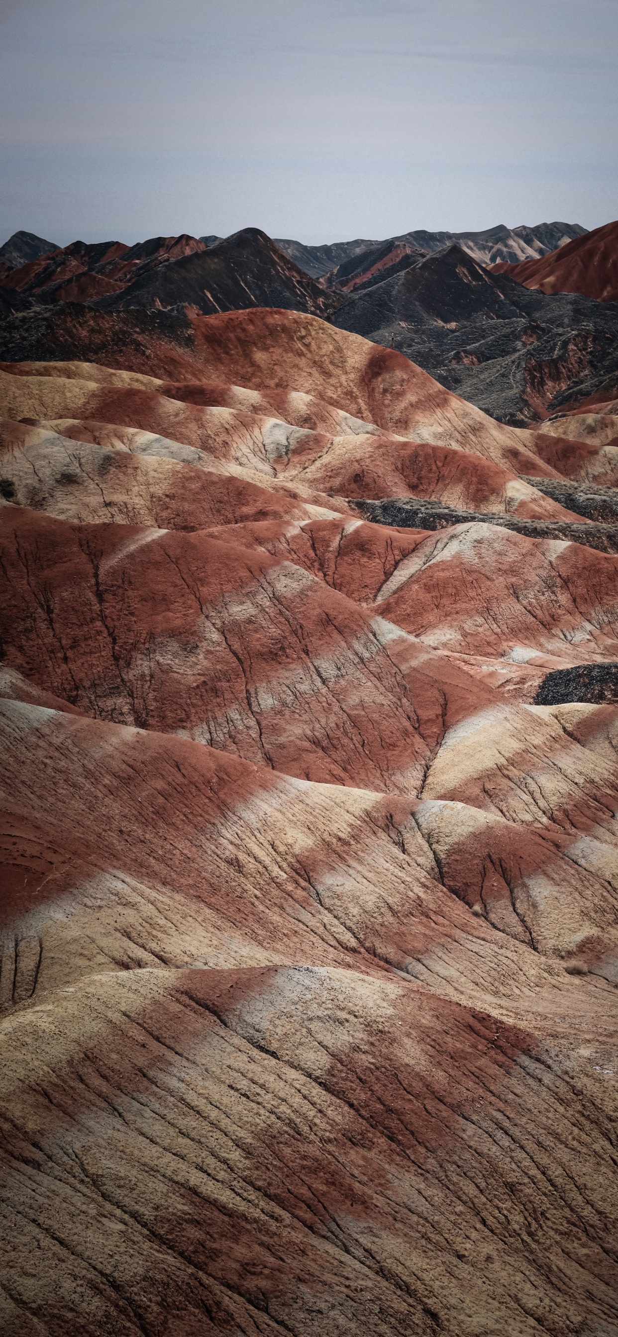 Обои бесплодные земли, шумиха о путешествии аяхуаски, коричневый цвет, гора, коренная порода в разрешении 1242x2688