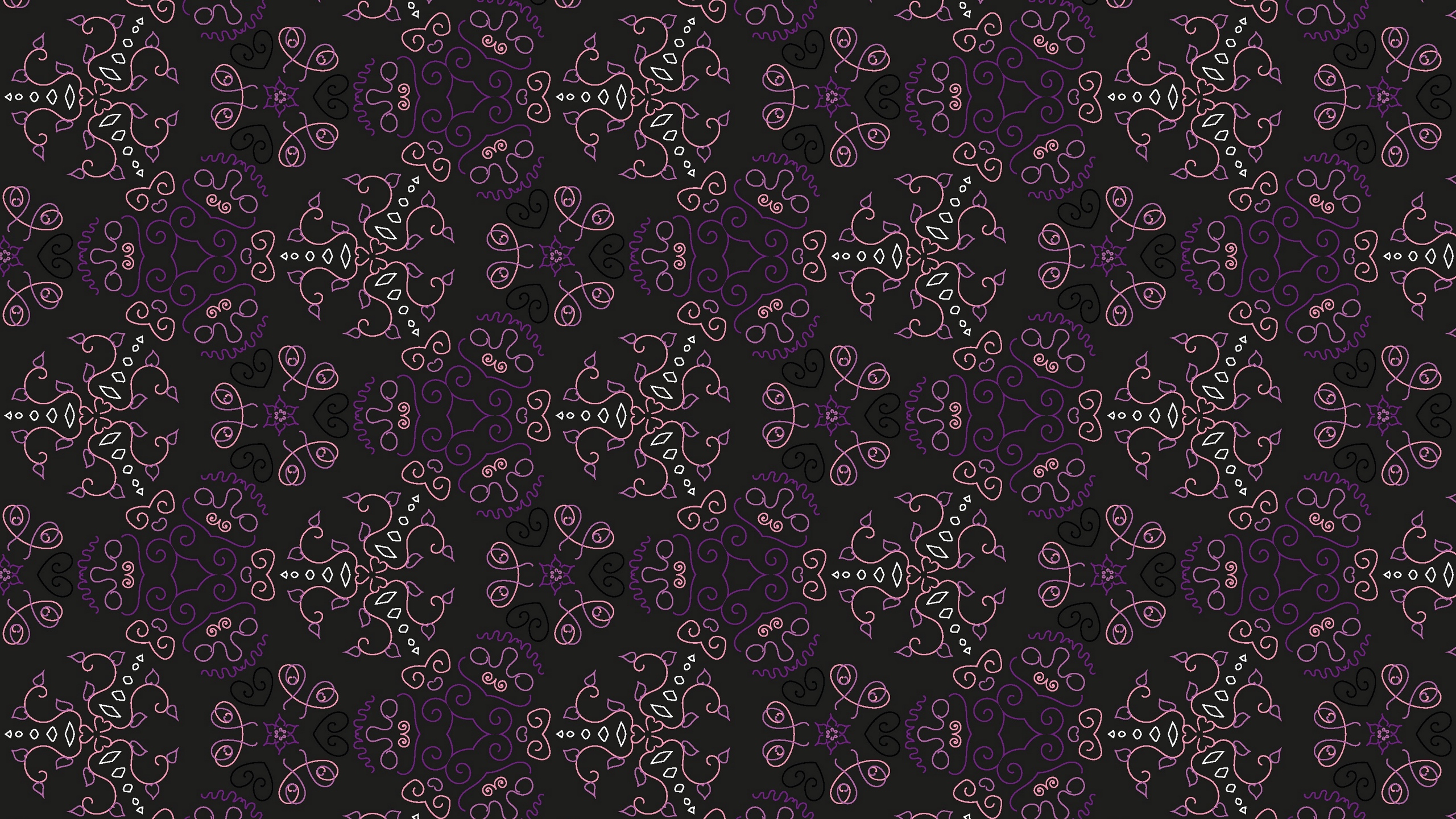 Обои узор, орнамент, дизайн, ткань, визуальное искусство в разрешении 2560x1440