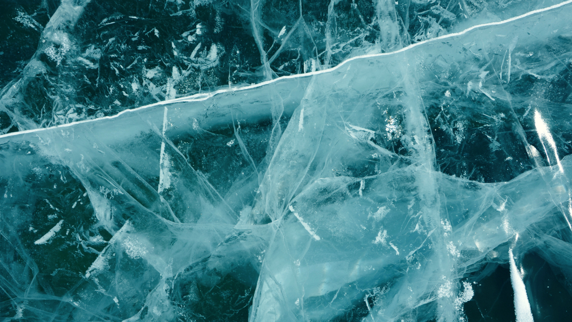 Обои вода, лед, замораживание, бирюза, зима в разрешении 1920x1080