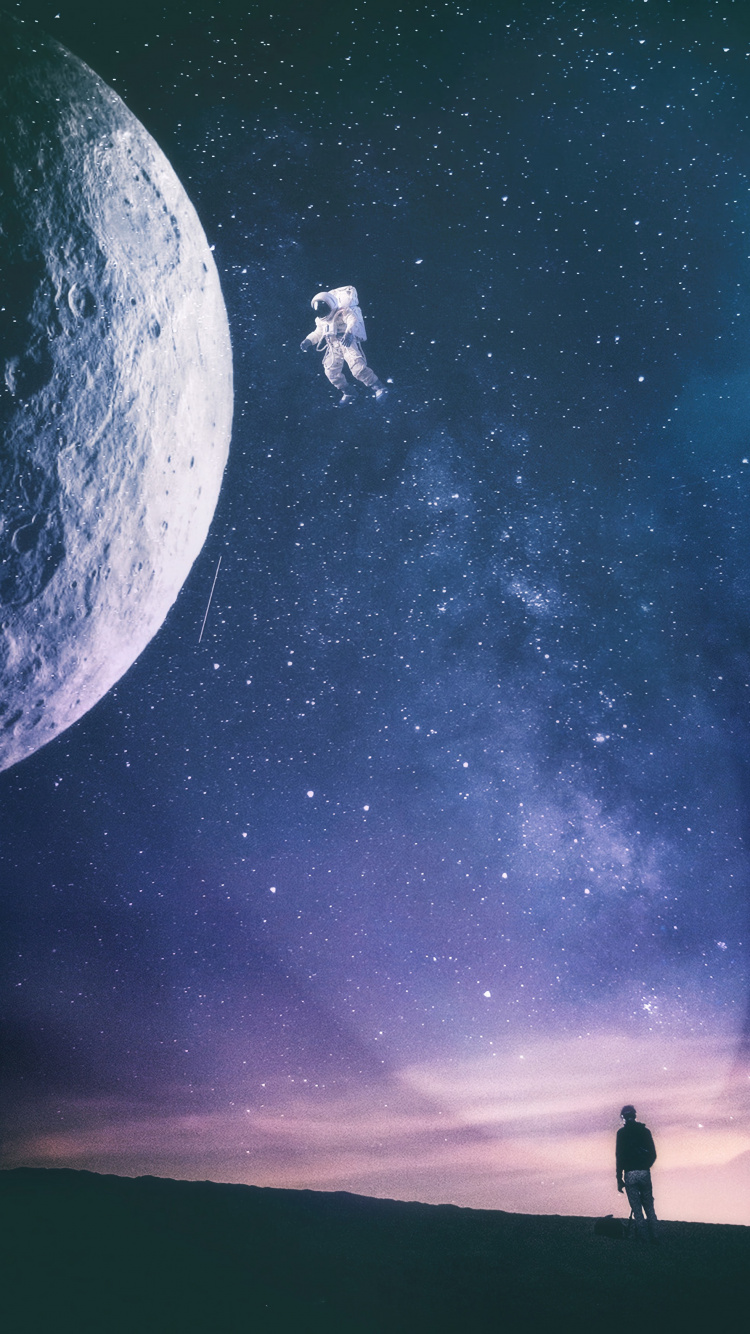 Обои космическое пространство, атмосфера, астрономический объект, свет, Астрономия в разрешении 750x1334