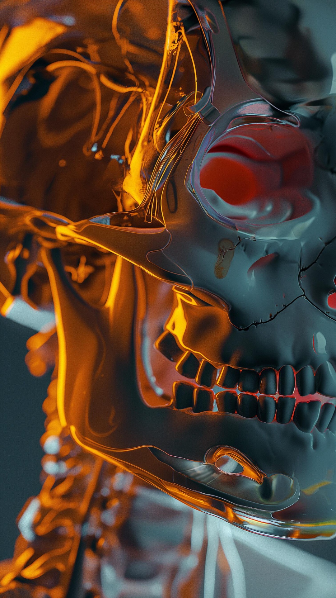 Обои визуальное искусство, арт, графический дизайн, фикция, пасть в разрешении 1080x1920