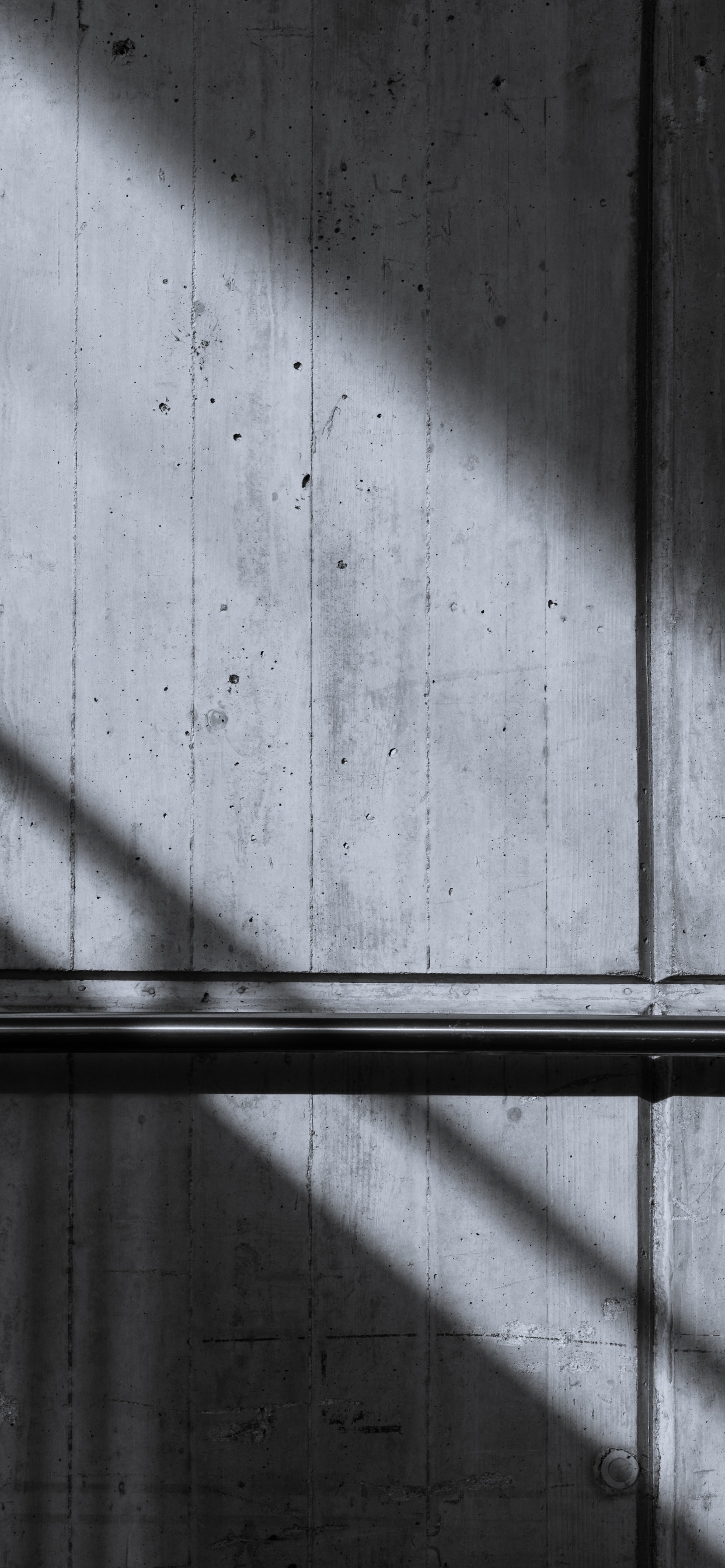 Обои стена, черный, линия, монохромный, архитектура в разрешении 1242x2688