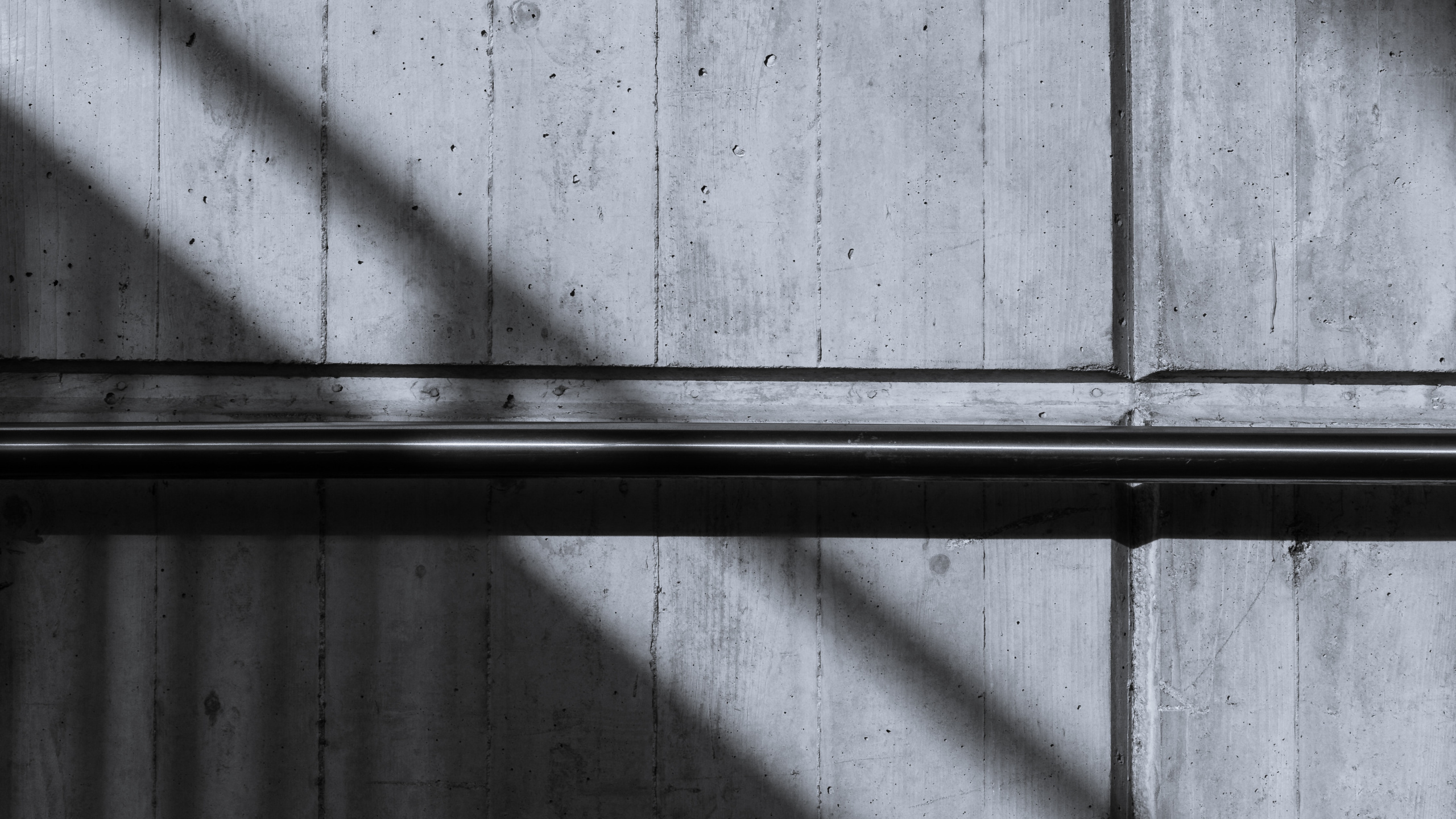 Обои стена, черный, линия, монохромный, архитектура в разрешении 2560x1440