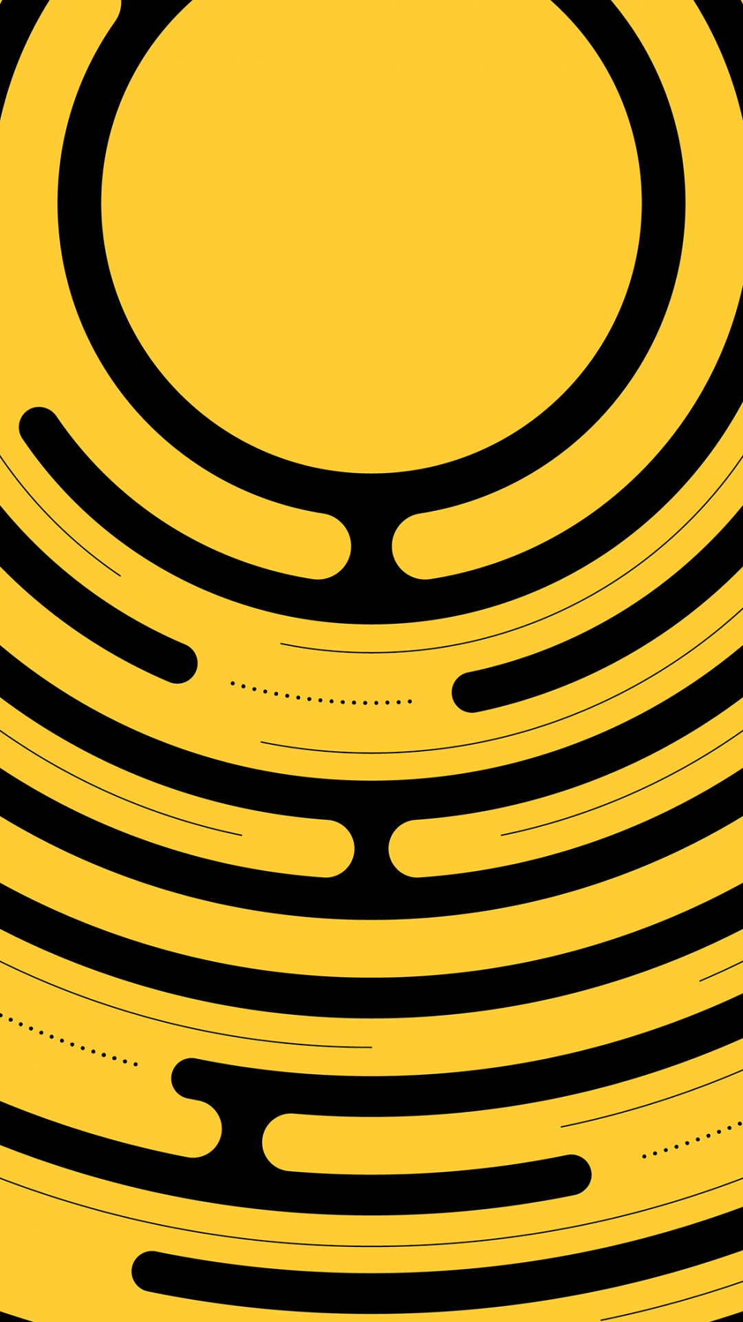 Обои круг, параллель, симметрия, узор, ресничка в разрешении 1080x1920