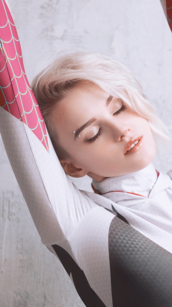 Обои белые, розовый, красота, ткань, ребенок в разрешении 720x1280