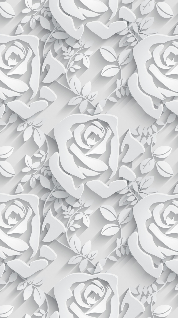 Обои узор, цветок, векторная графика, дизайн, лепесток в разрешении 720x1280