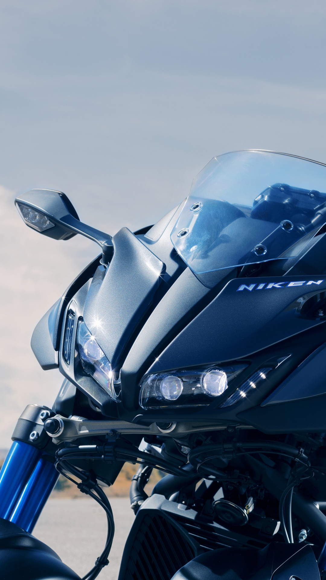 Обои Ямаха никен лмв, Ямаха мотор Компани, показ мотора Токио, Три-виллер, мотоцикл в разрешении 1080x1920