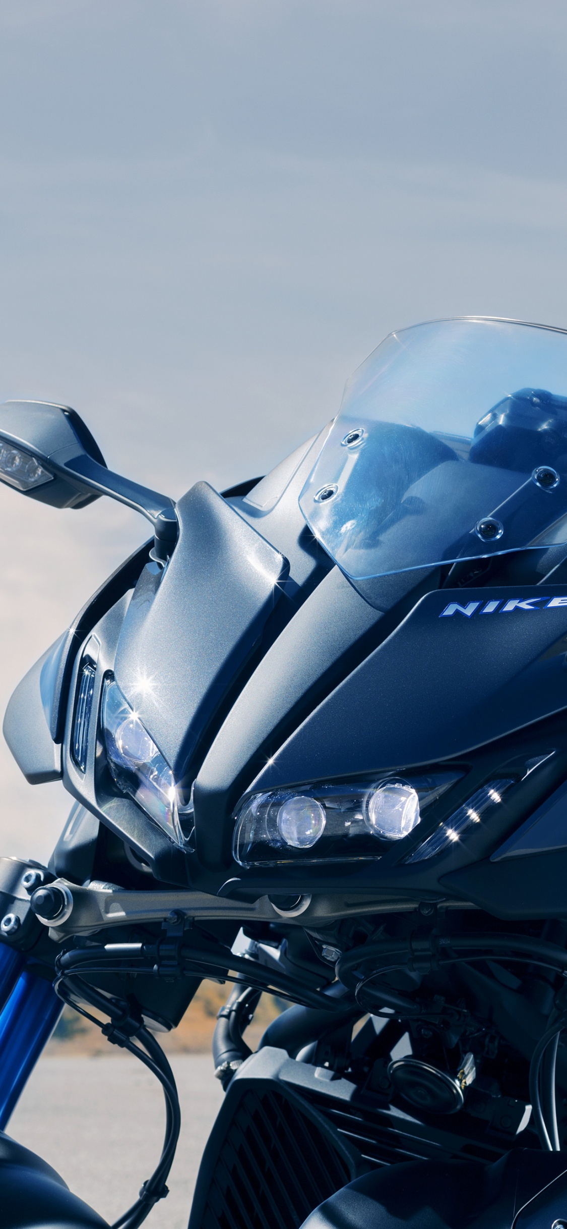 Обои Ямаха никен лмв, Ямаха мотор Компани, показ мотора Токио, Три-виллер, мотоцикл в разрешении 1125x2436