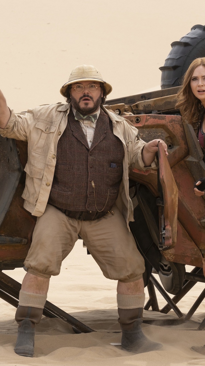 Обои Карен Гиллан Джуманджи 2, Дуэйн Джонсон, Джуманджи следующий уровень, Руби Наотмашь, Профессор Шелли Оберон в разрешении 720x1280