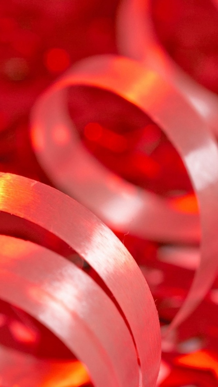 Обои Рождественский день, рождественский орнамент, красный цвет, свет, Рождественские украшения в разрешении 720x1280