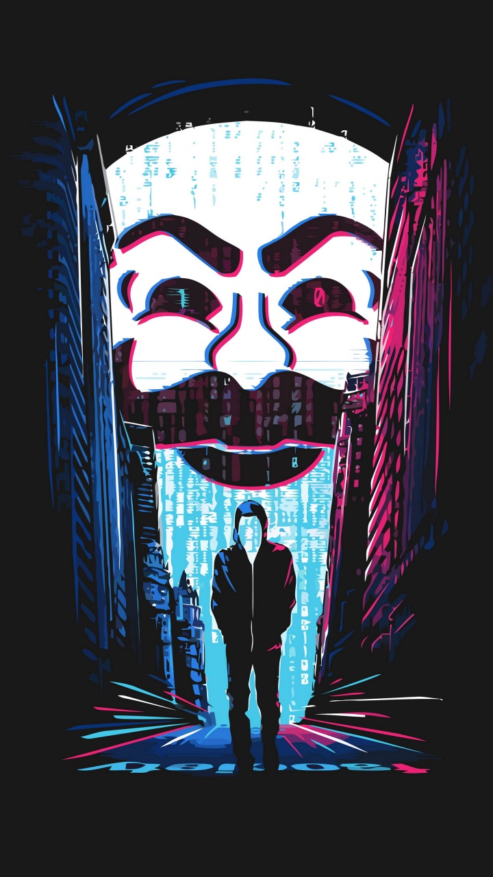 Обои графический дизайн, арт, рукав, пурпурный цвет, живопись в разрешении 720x1280