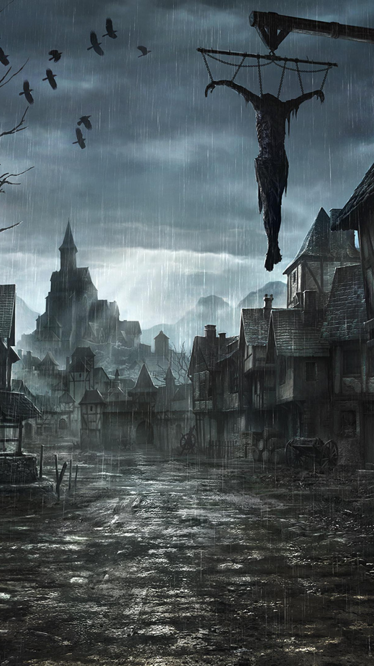 Обои темные фантазии, фэнтези, фантастическое искусство, арт, темнота в разрешении 750x1334