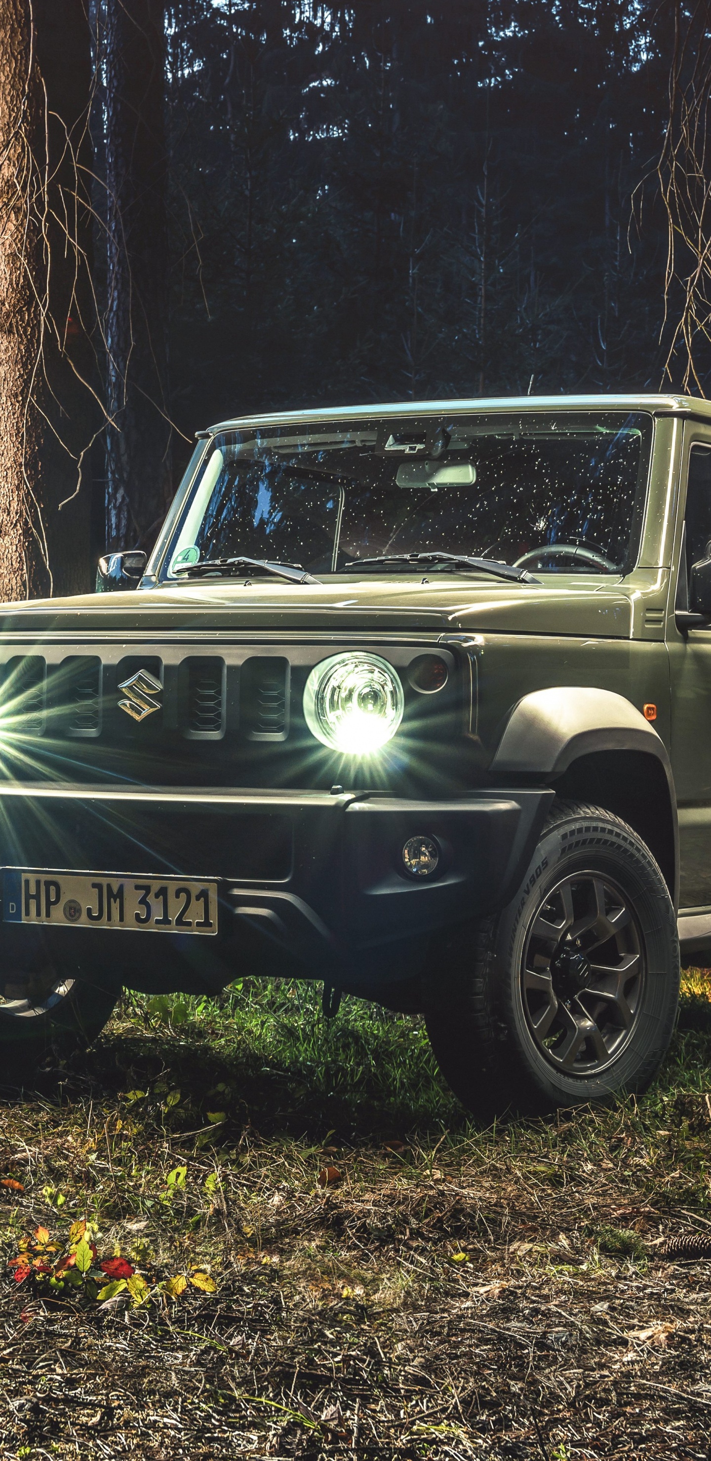 Обои Сузуки Джимни, suzuki, авто, Офф-роуд, автомобильные шины в разрешении 1440x2960