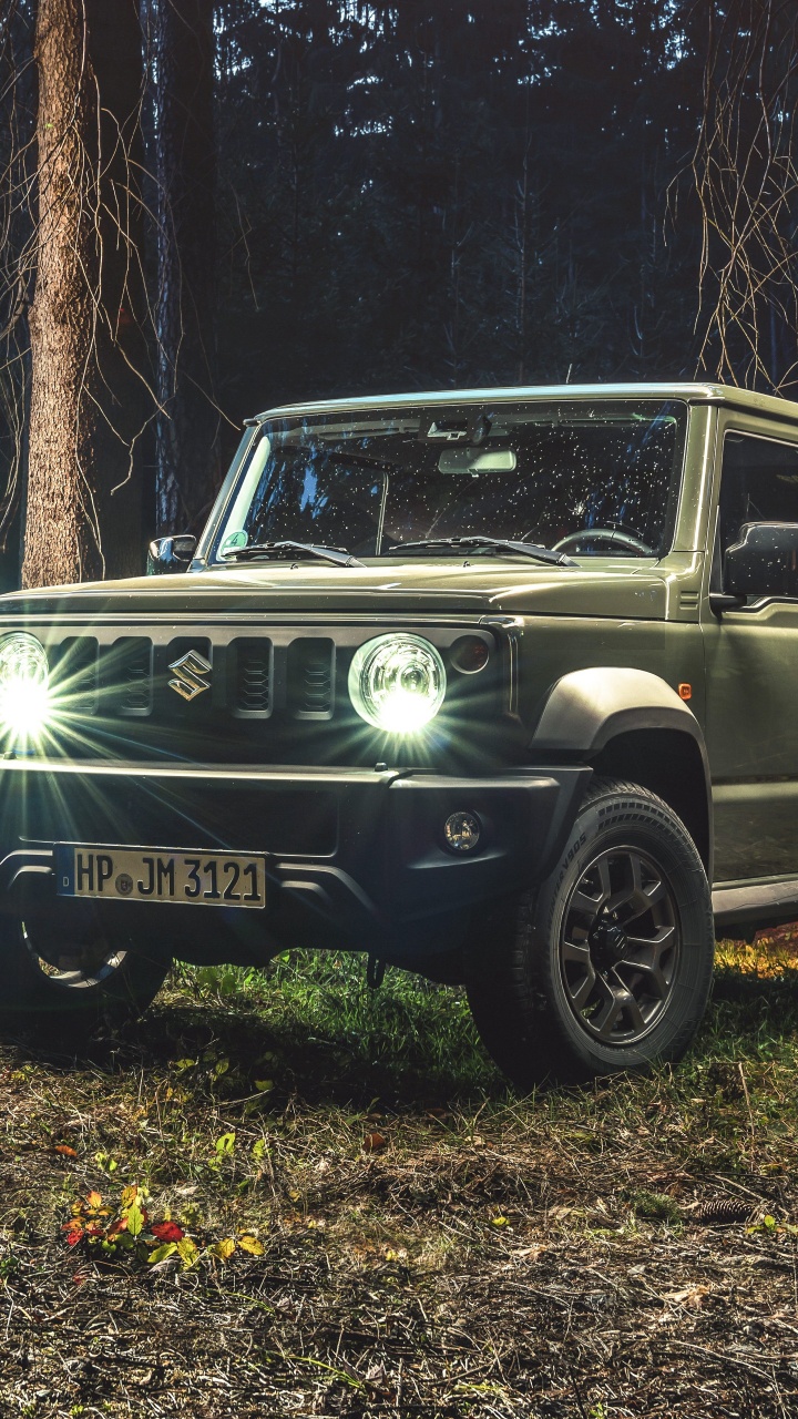 Обои Сузуки Джимни, suzuki, авто, Офф-роуд, автомобильные шины в разрешении 720x1280