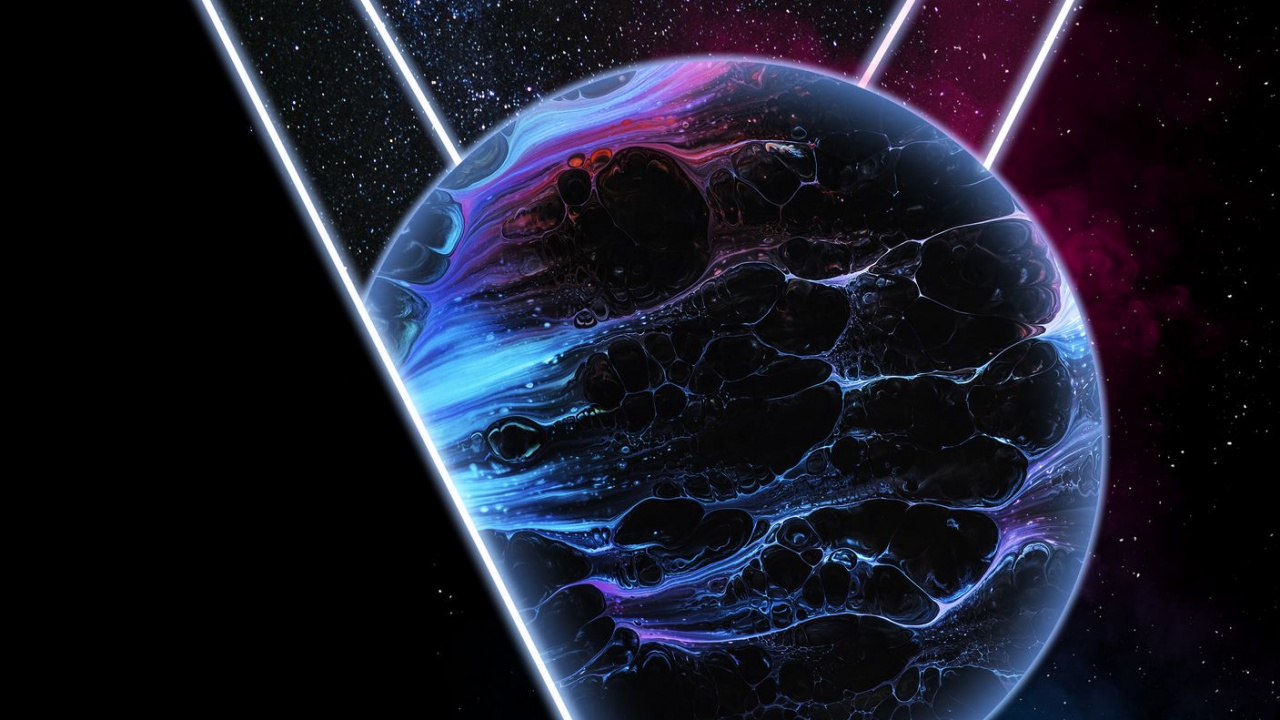 Обои атмосфера, пурпур, астрономический объект, наука, электрик в разрешении 1280x720