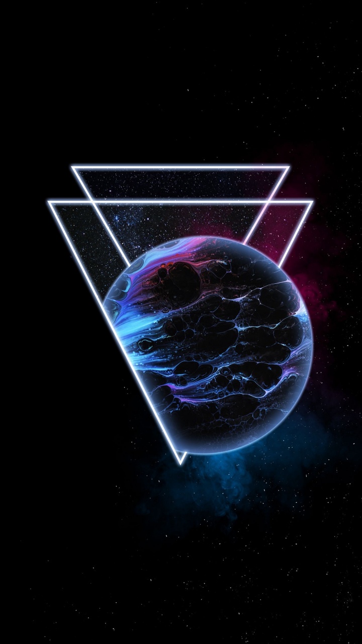 Обои атмосфера, пурпур, астрономический объект, наука, электрик в разрешении 720x1280