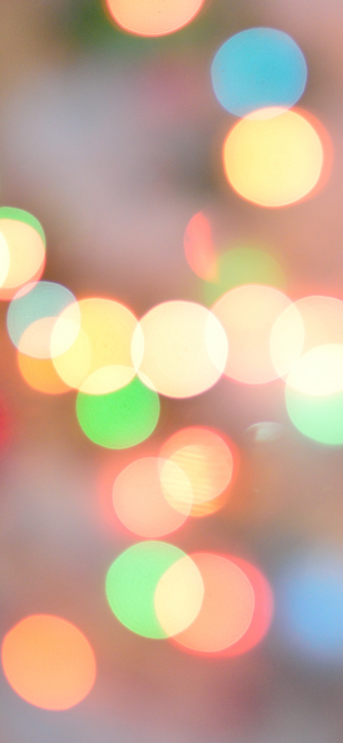 Обои свет, боке, векторная графика, абстрактное искусство в разрешении 1125x2436