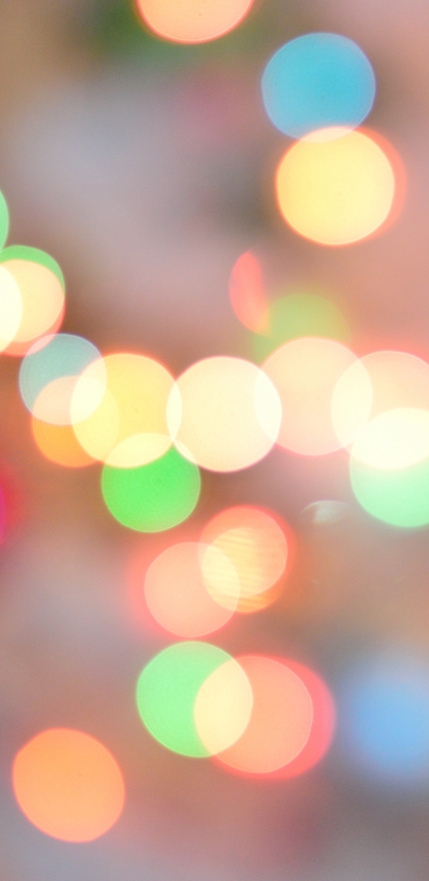 Обои свет, боке, векторная графика, абстрактное искусство в разрешении 1440x2960