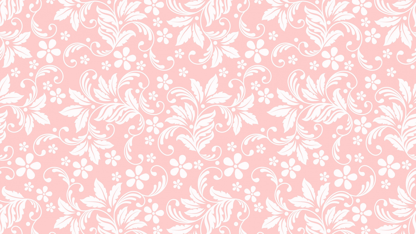 Обои узор, дизайн, текстура, розовый, цветочный дизайн в разрешении 1366x768