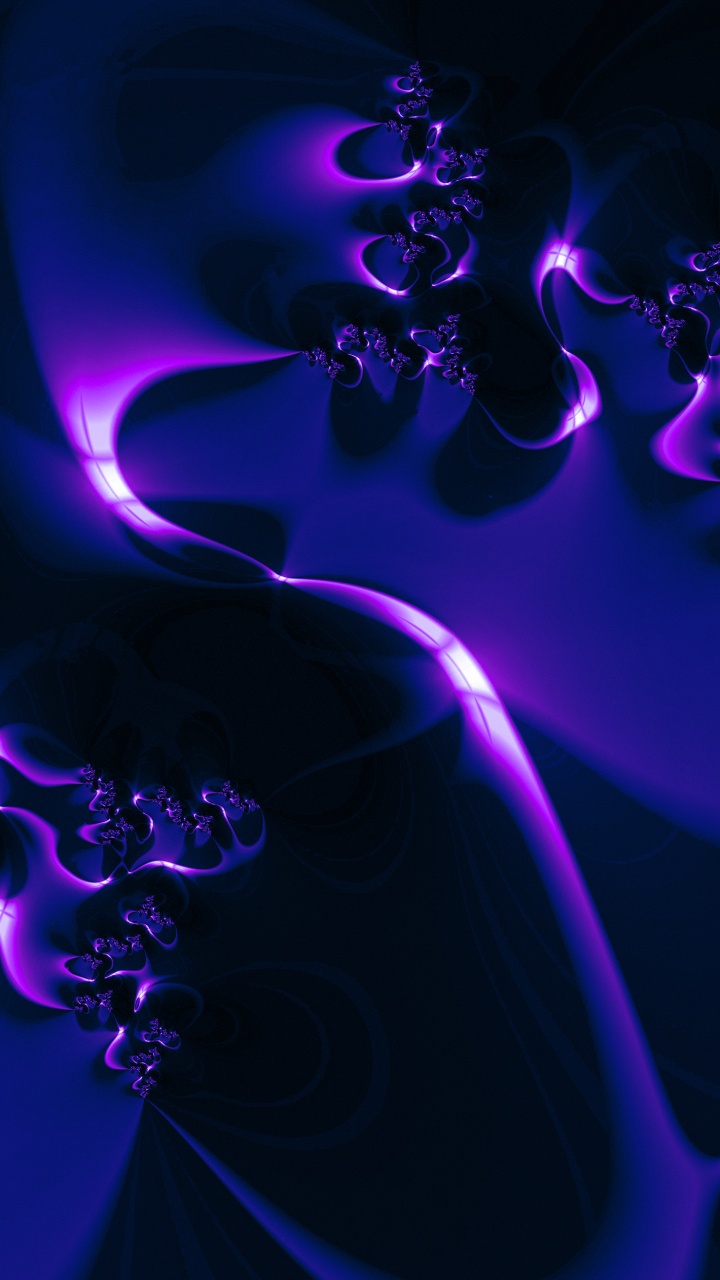 Обои свет, пурпур, синий, черный, жидкий в разрешении 720x1280