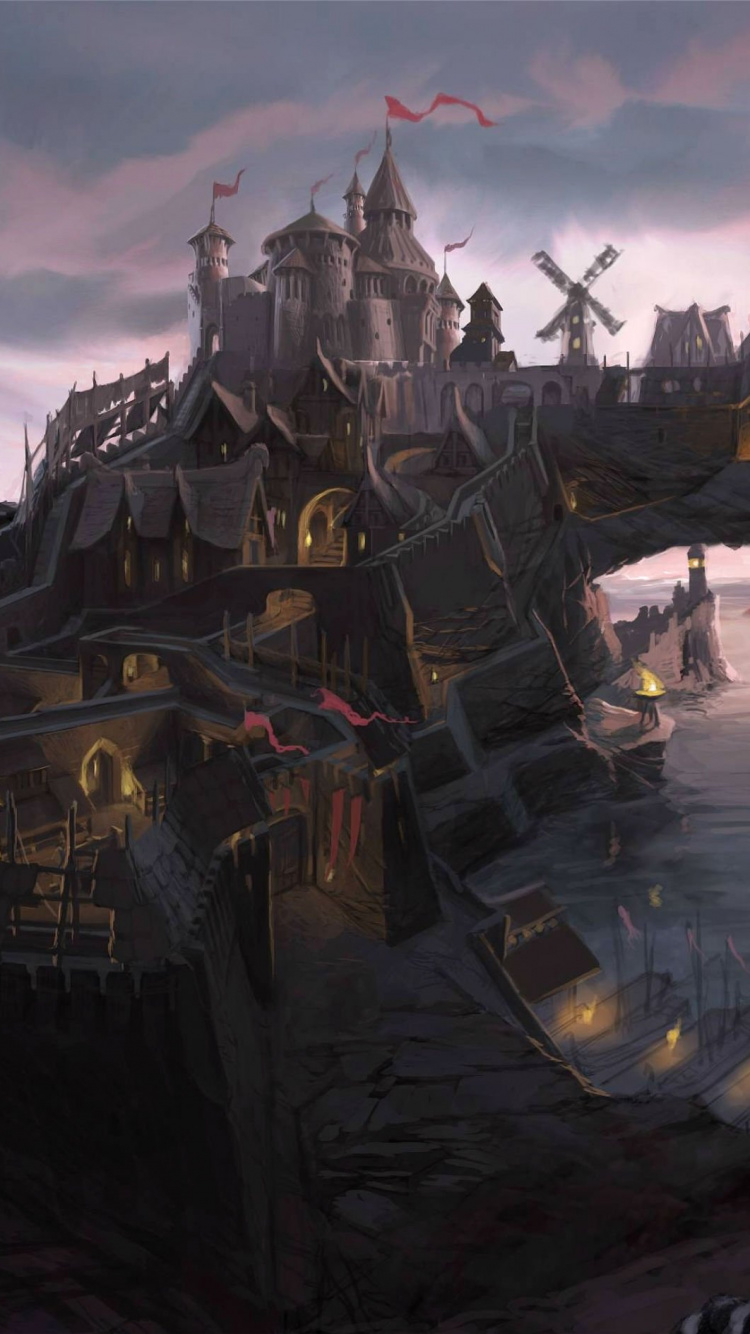 Обои мир, Старший Свитки Онлайн, Bethesda Softworks, местность, гора в разрешении 750x1334