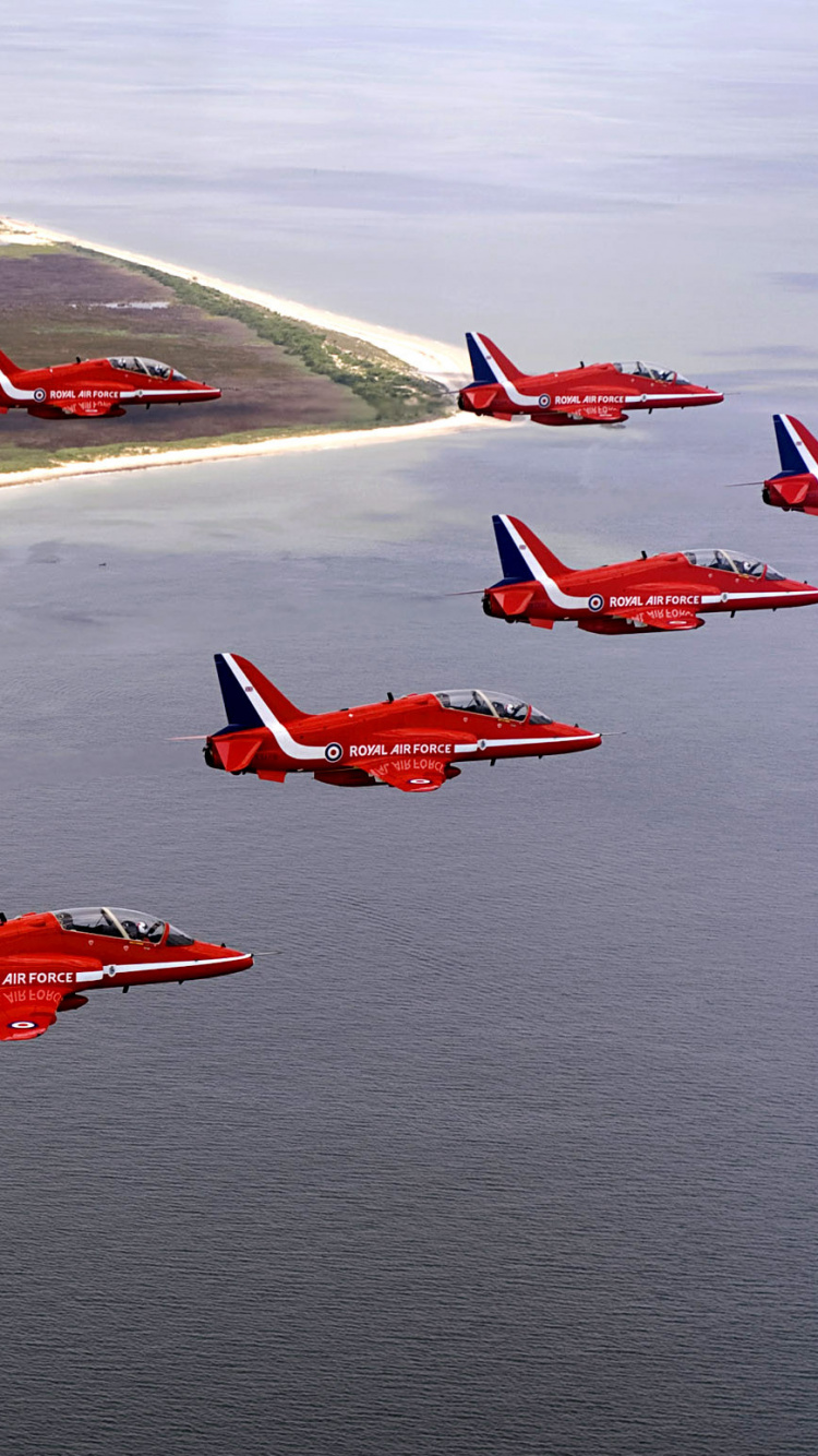 Обои самолеты, королевские ВВС, ВВС США, самолет, истребительная авиация в разрешении 750x1334